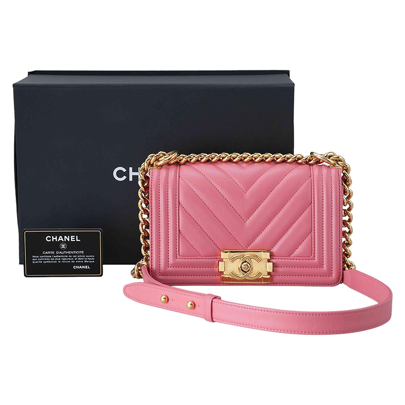 CHANEL(USED)샤넬 A67085 보이샤넬 스몰 플랩백