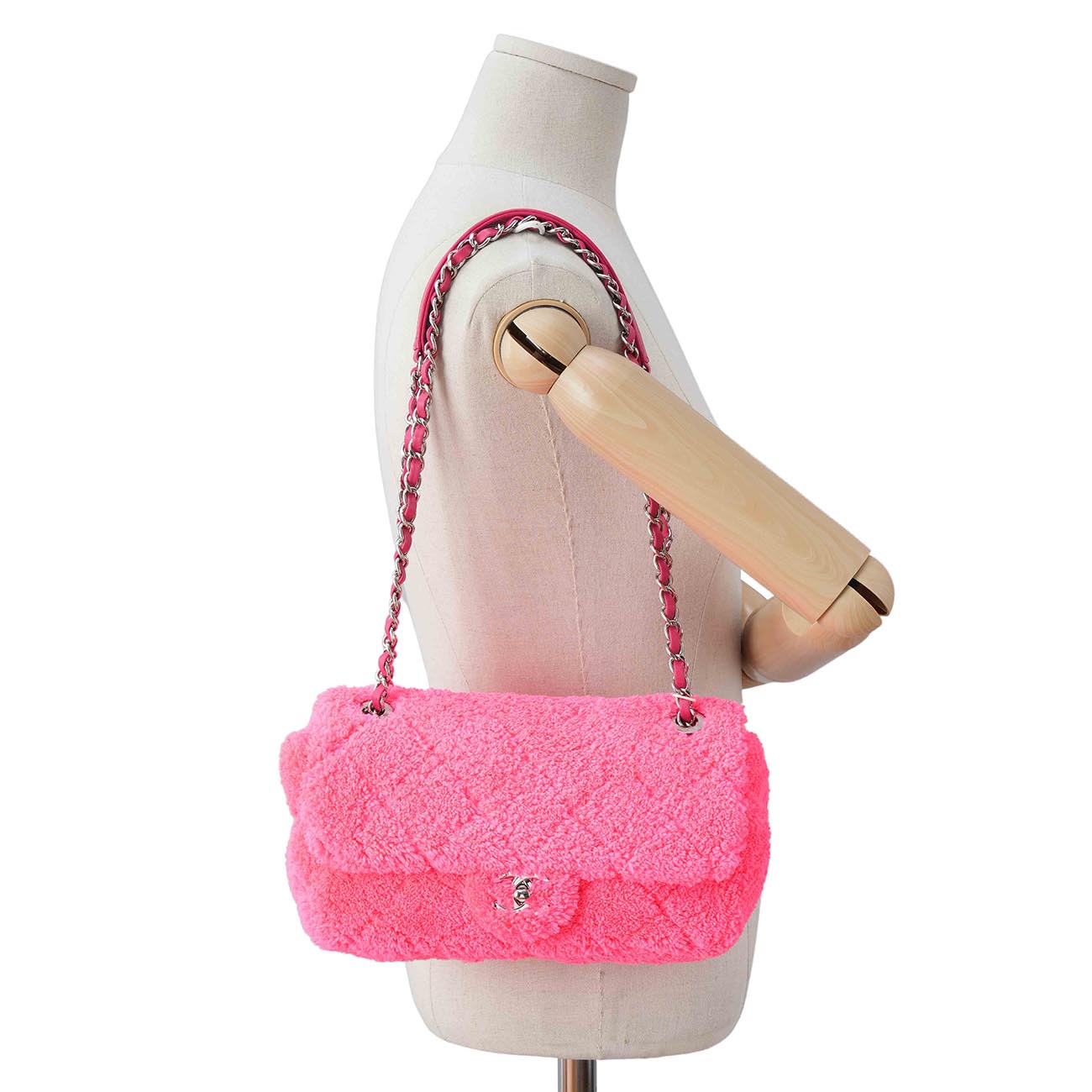 CHANEL(USED)샤넬 시즌 양털 플랩 체인백