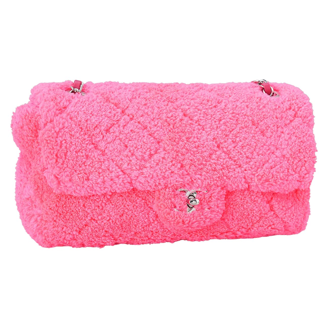 CHANEL(USED)샤넬 시즌 양털 플랩 체인백