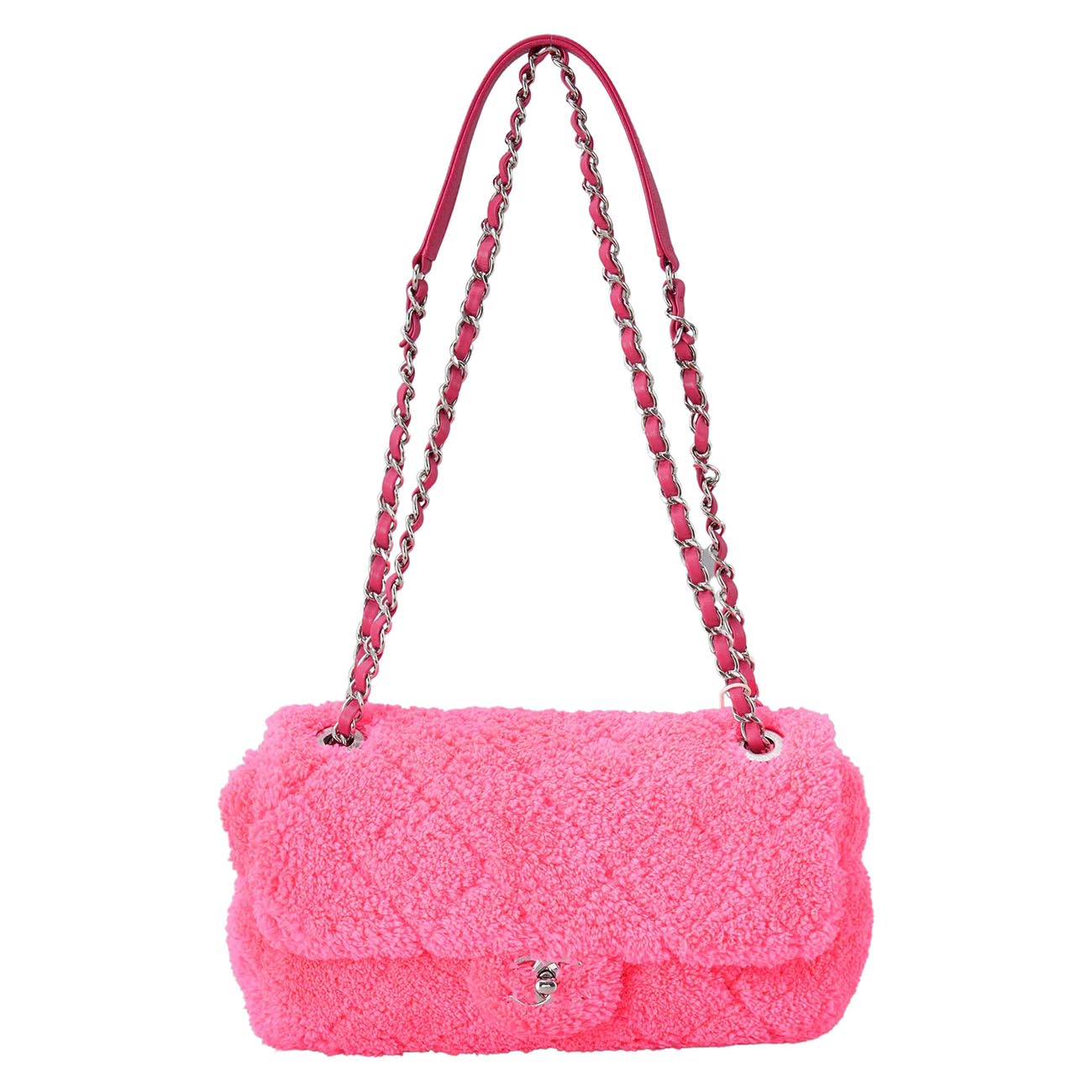 CHANEL(USED)샤넬 시즌 양털 플랩 체인백