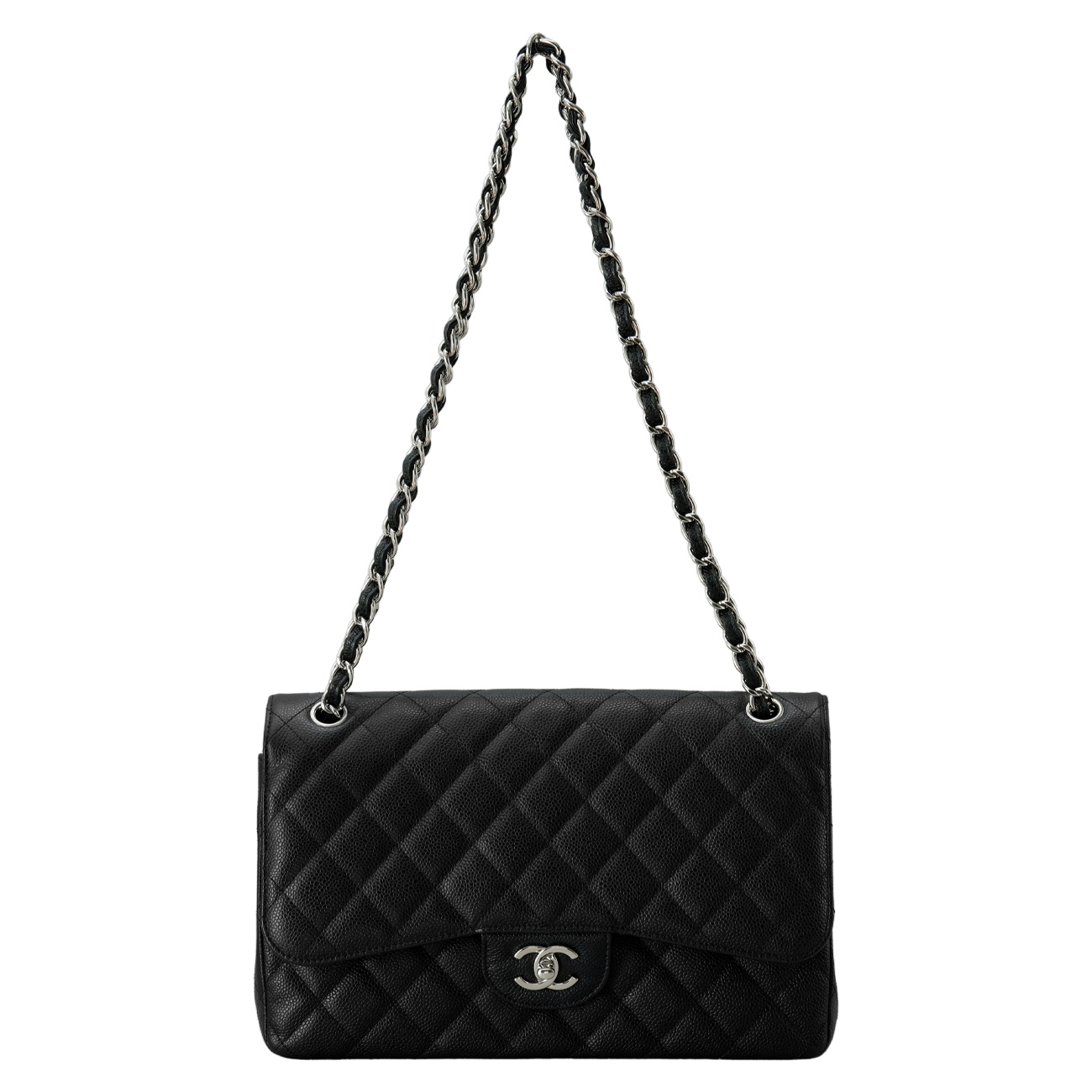 CHANEL(USED)샤넬 클래식 캐비어 라지 플랩백