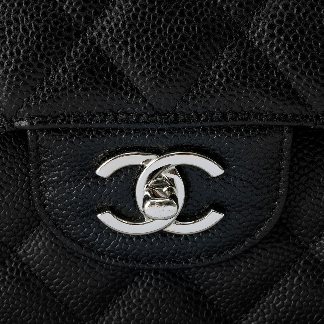 CHANEL(USED)샤넬 클래식 캐비어 라지 플랩백