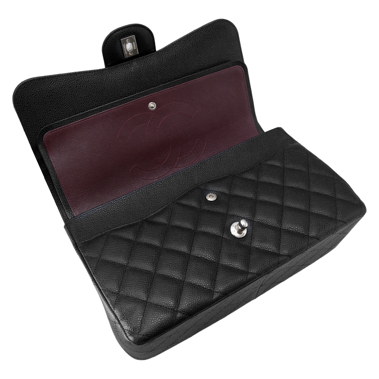 CHANEL(USED)샤넬 클래식 캐비어 라지 플랩백