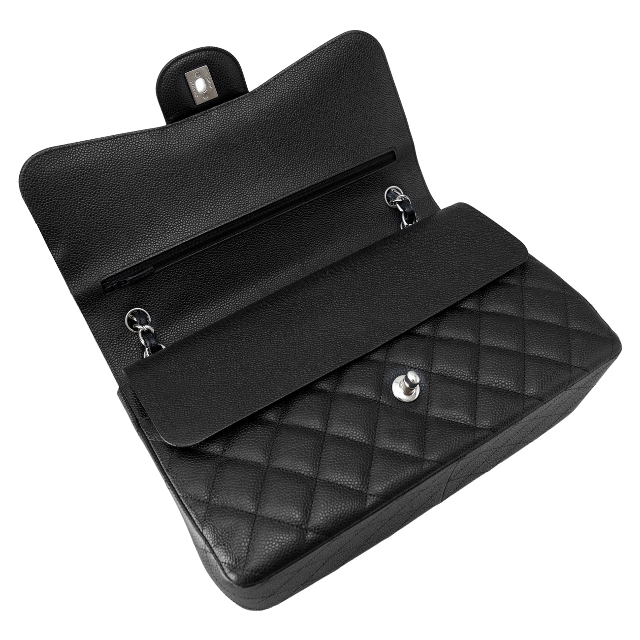 CHANEL(USED)샤넬 클래식 캐비어 라지 플랩백