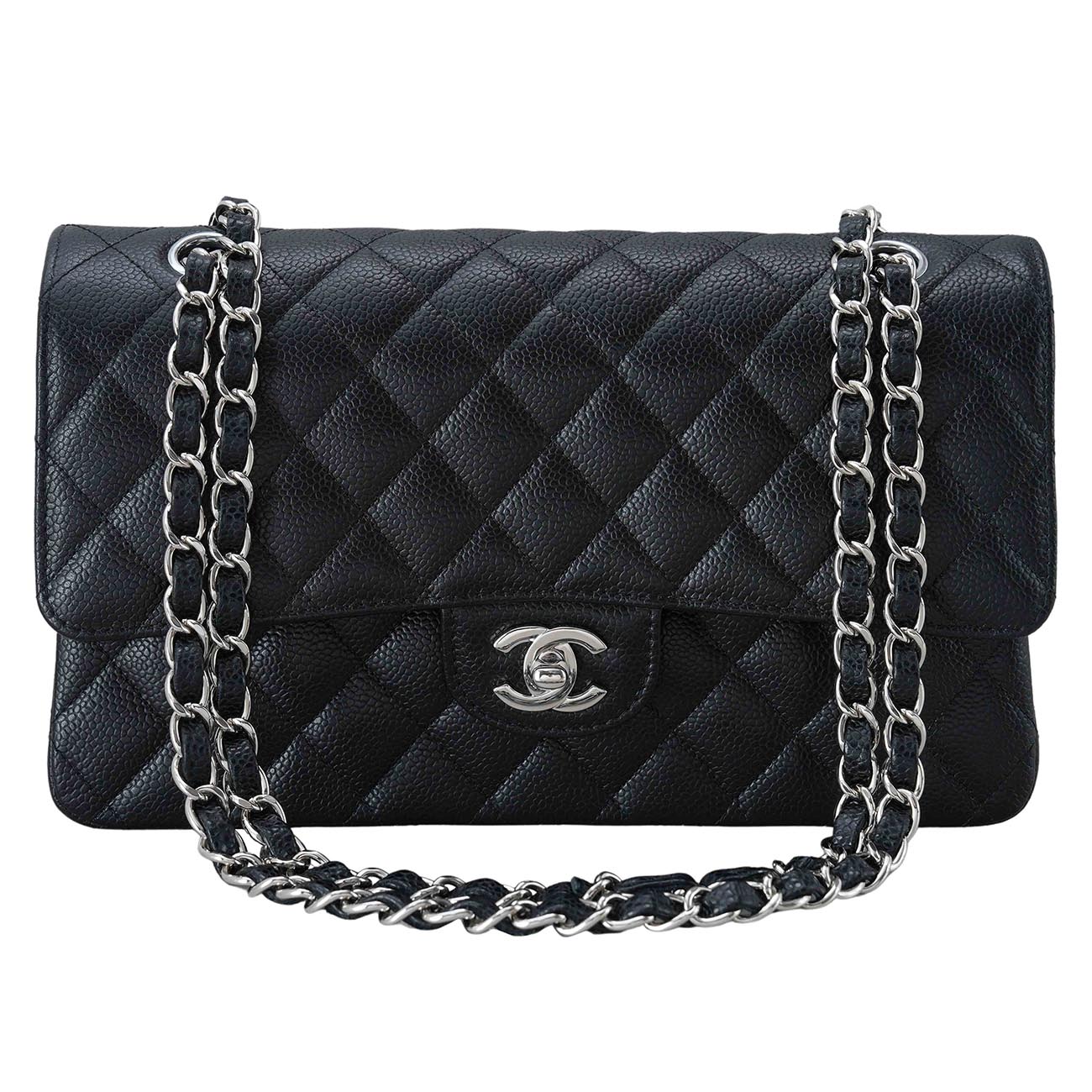 CHANEL(USED)샤넬 캐비어 클래식 미듐 플랩백