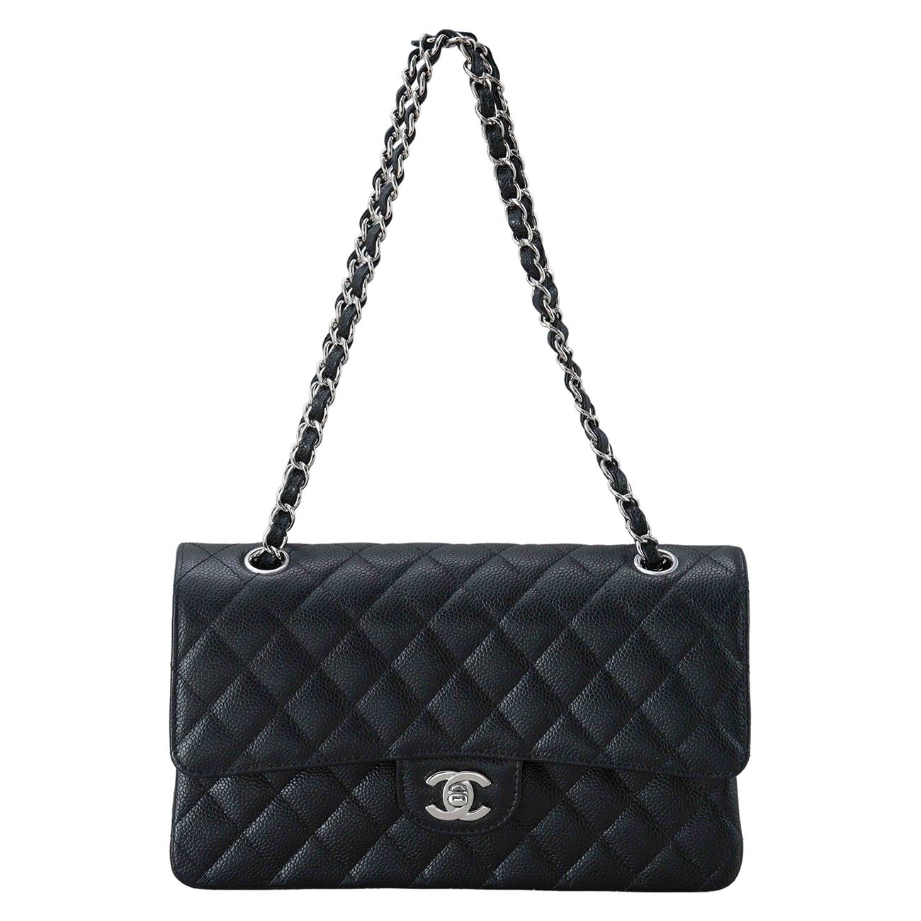 CHANEL(USED)샤넬 캐비어 클래식 미듐 플랩백