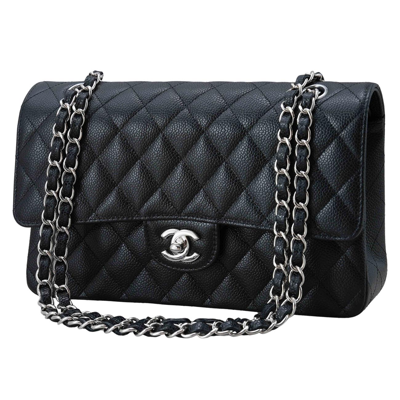 CHANEL(USED)샤넬 캐비어 클래식 미듐 플랩백