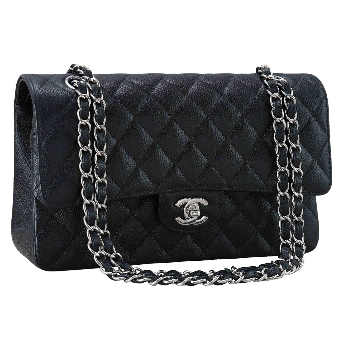 CHANEL(USED)샤넬 캐비어 클래식 미듐 플랩백