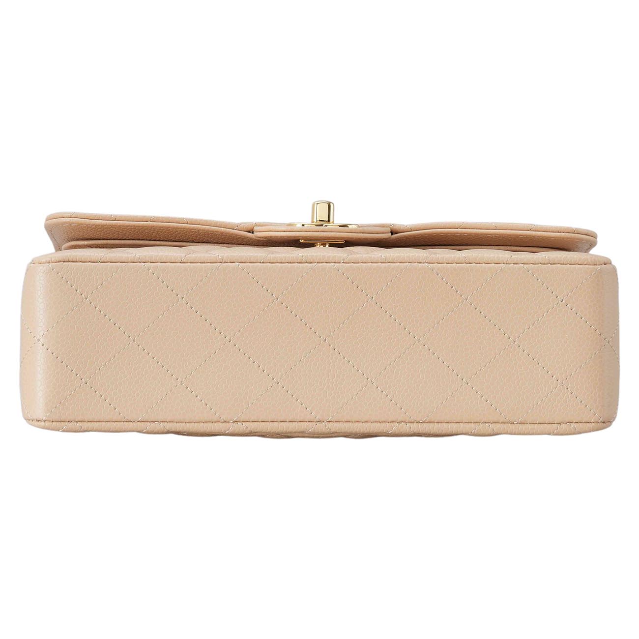 CHANEL(USED)샤넬 클래식 캐비어 스몰 플랩백 베이지