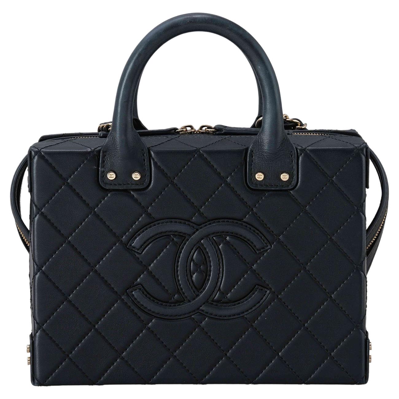 CHANEL(USED)샤넬 AS3345 시즌 베니티 코스메틱 케이스 탑핸들