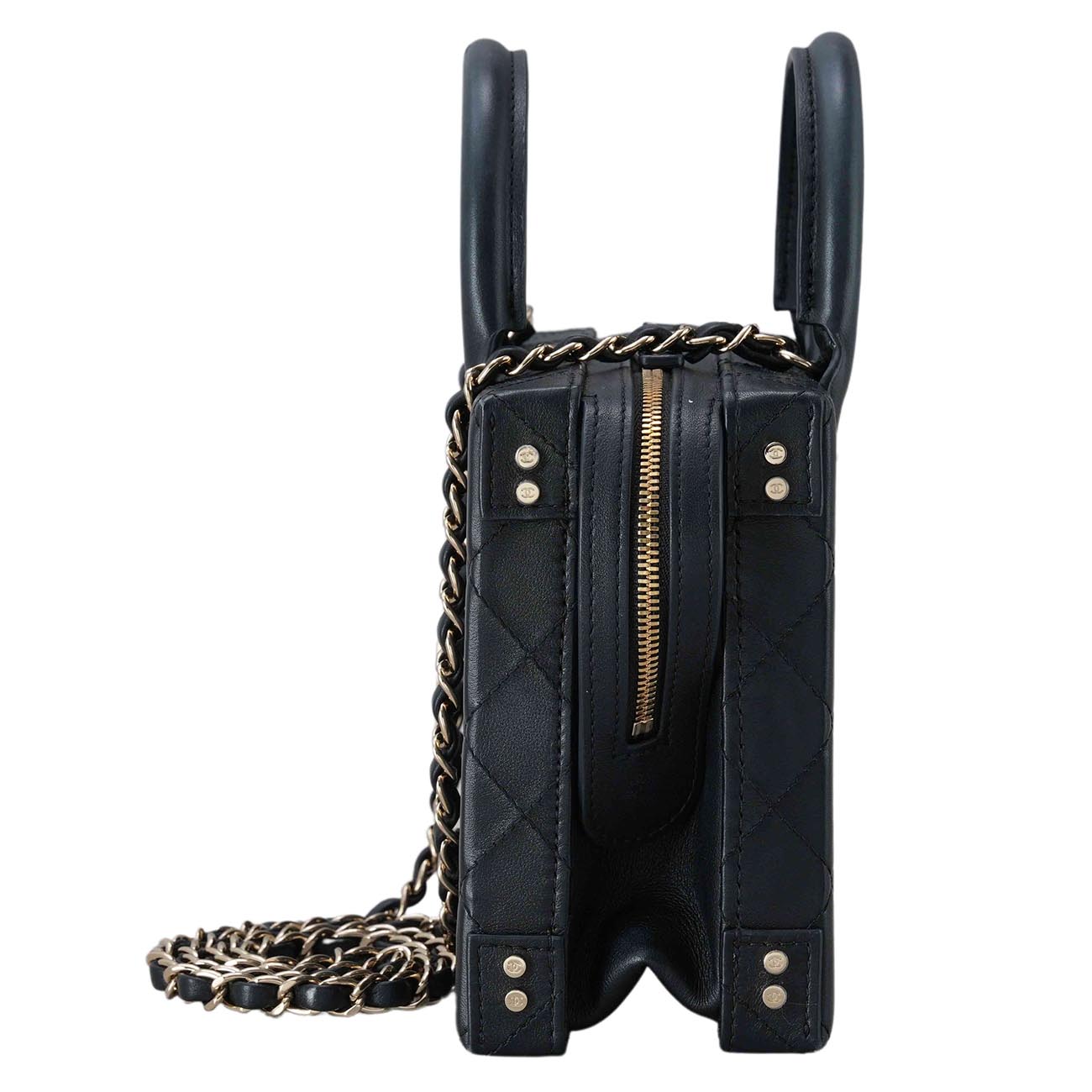 CHANEL(USED)샤넬 AS3345 시즌 베니티 코스메틱 케이스 탑핸들