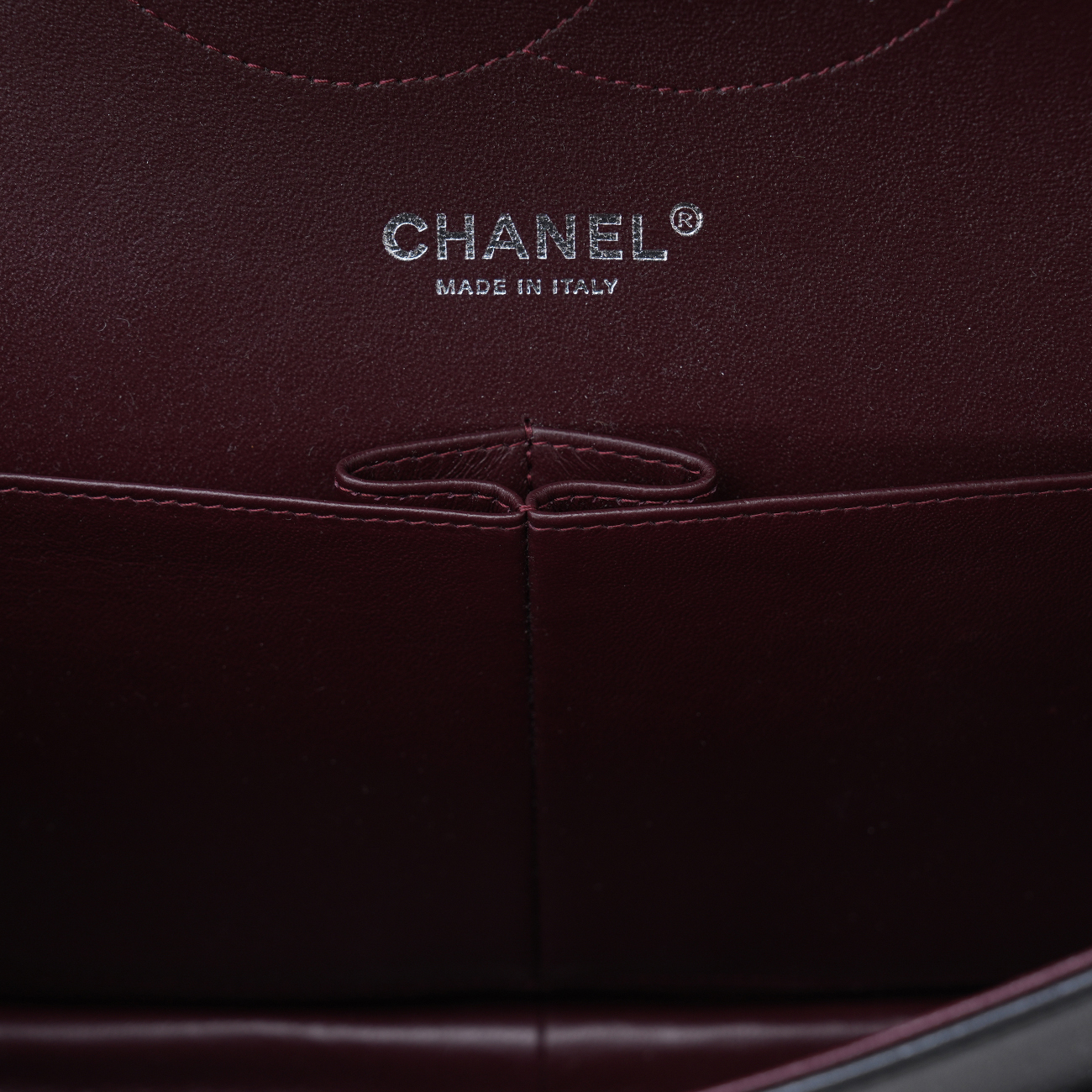 CHANEL(USED)샤넬 클래식 램스킨 라지 블랙 은장