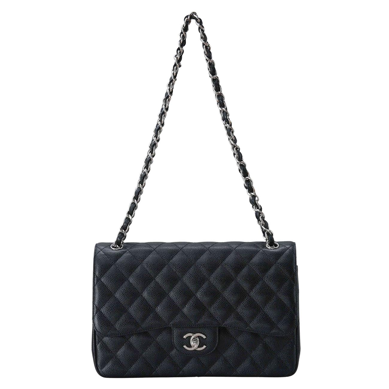 CHANEL(USED)샤넬 클래식 캐비어 라지 플랩백