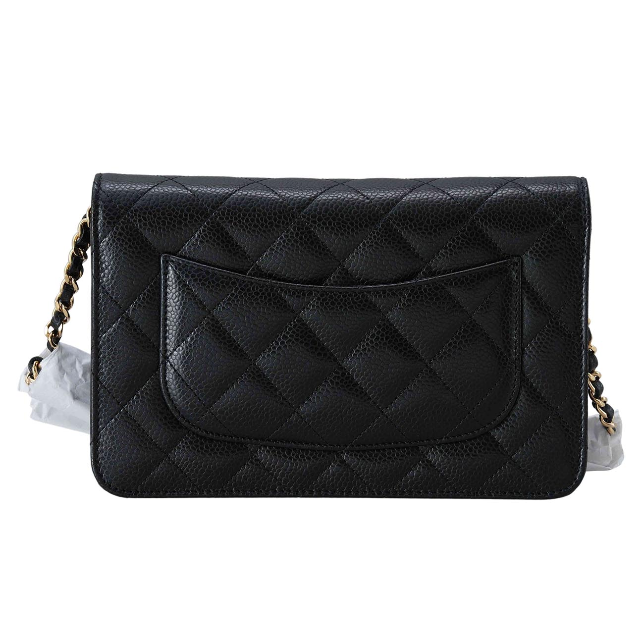 CHANEL(USED)샤넬 클래식 캐비어 WOC 금장