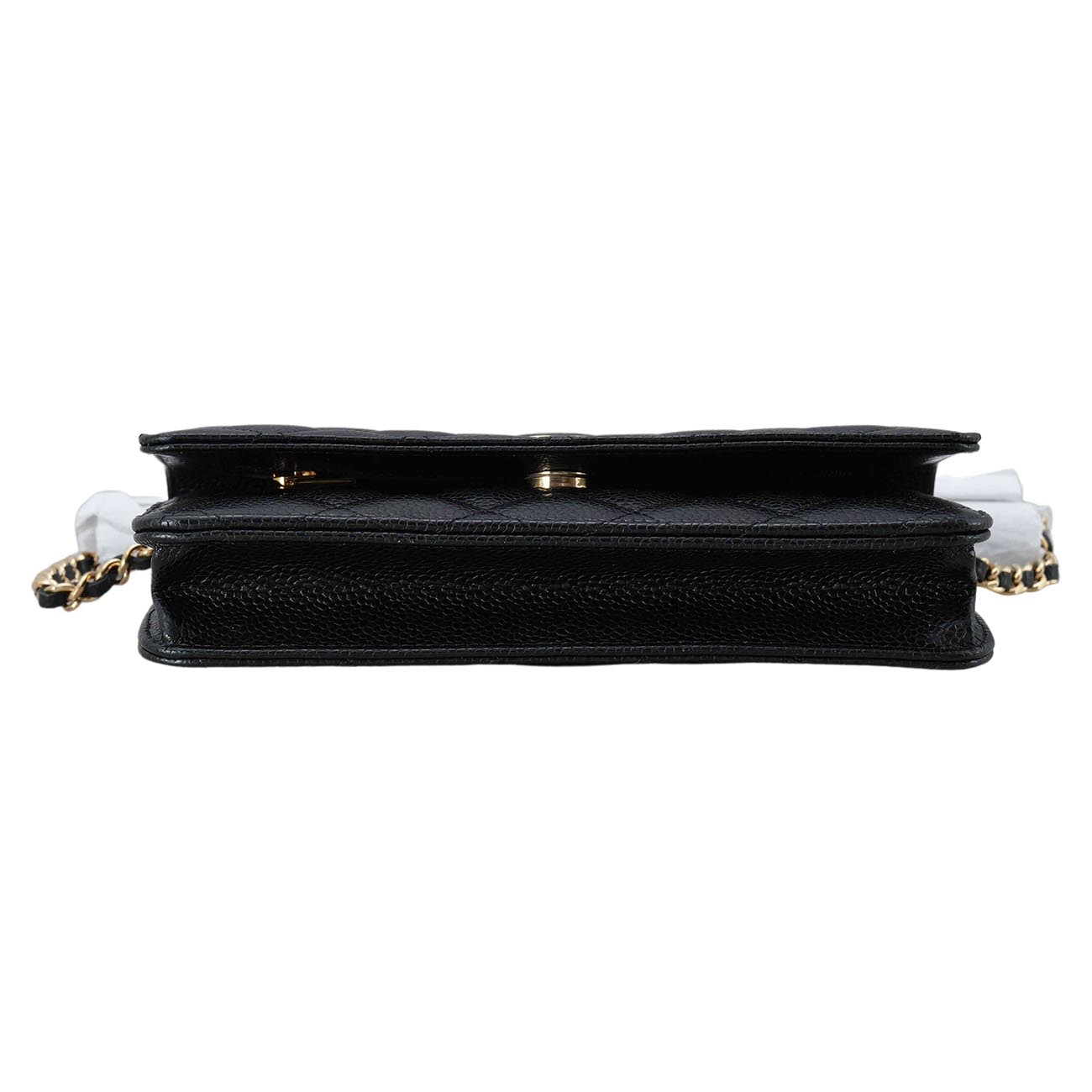 CHANEL(USED)샤넬 클래식 캐비어 WOC 금장