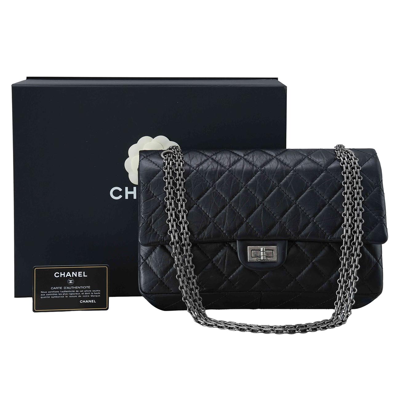 CHANEL(USED)샤넬 A37587 2.55 빈티지 라지 플랩백
