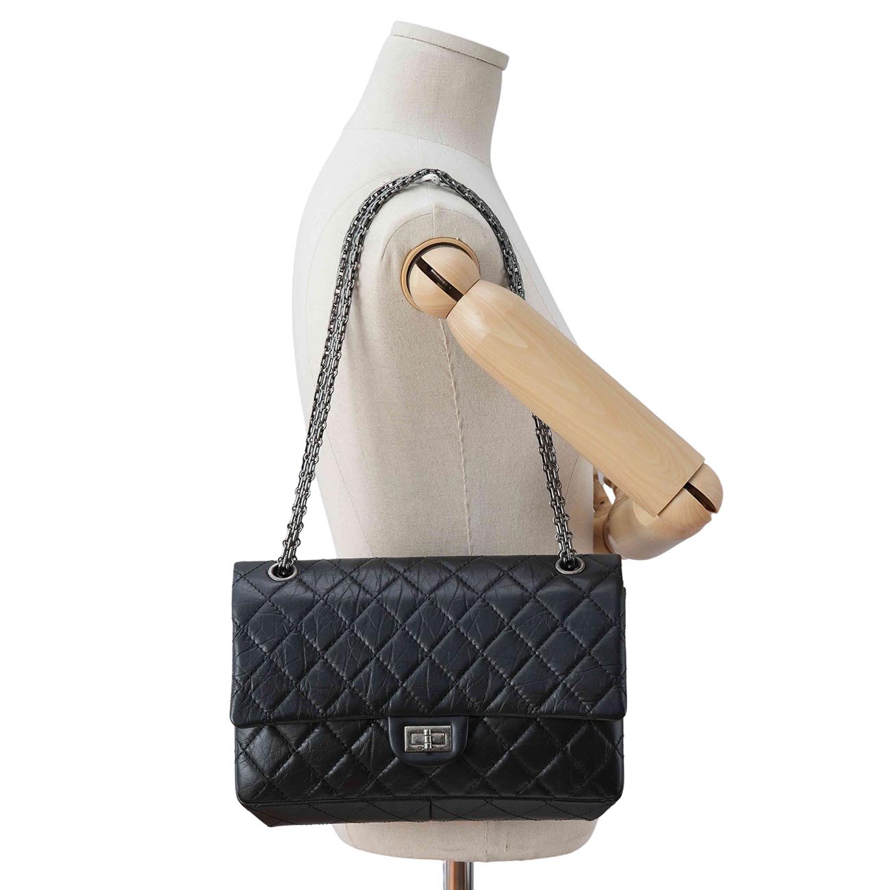 CHANEL(USED)샤넬 A37587 2.55 빈티지 라지 플랩백
