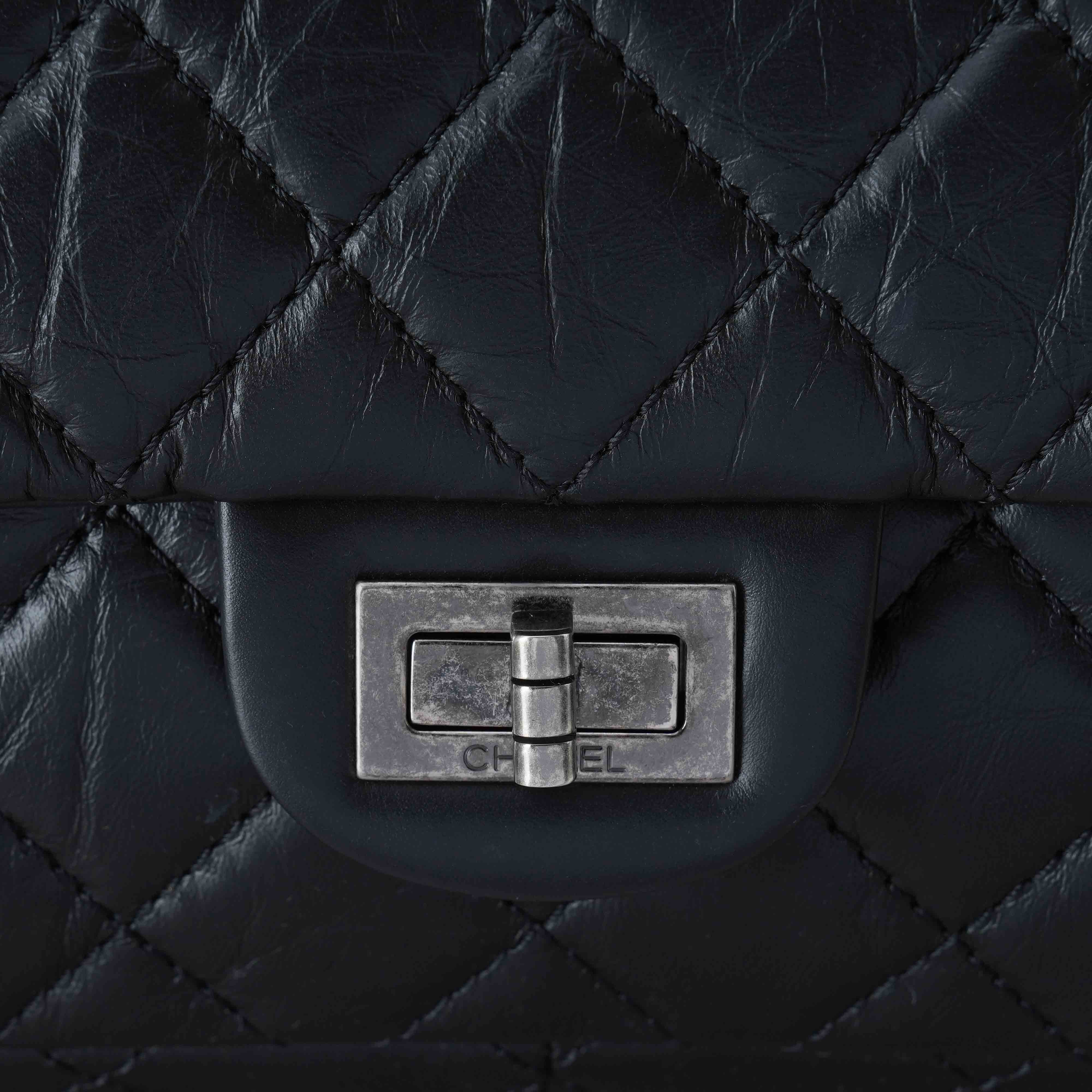 CHANEL(USED)샤넬 A37587 2.55 빈티지 라지 플랩백