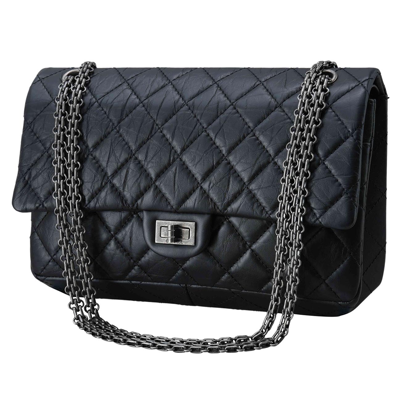 CHANEL(USED)샤넬 A37587 2.55 빈티지 라지 플랩백