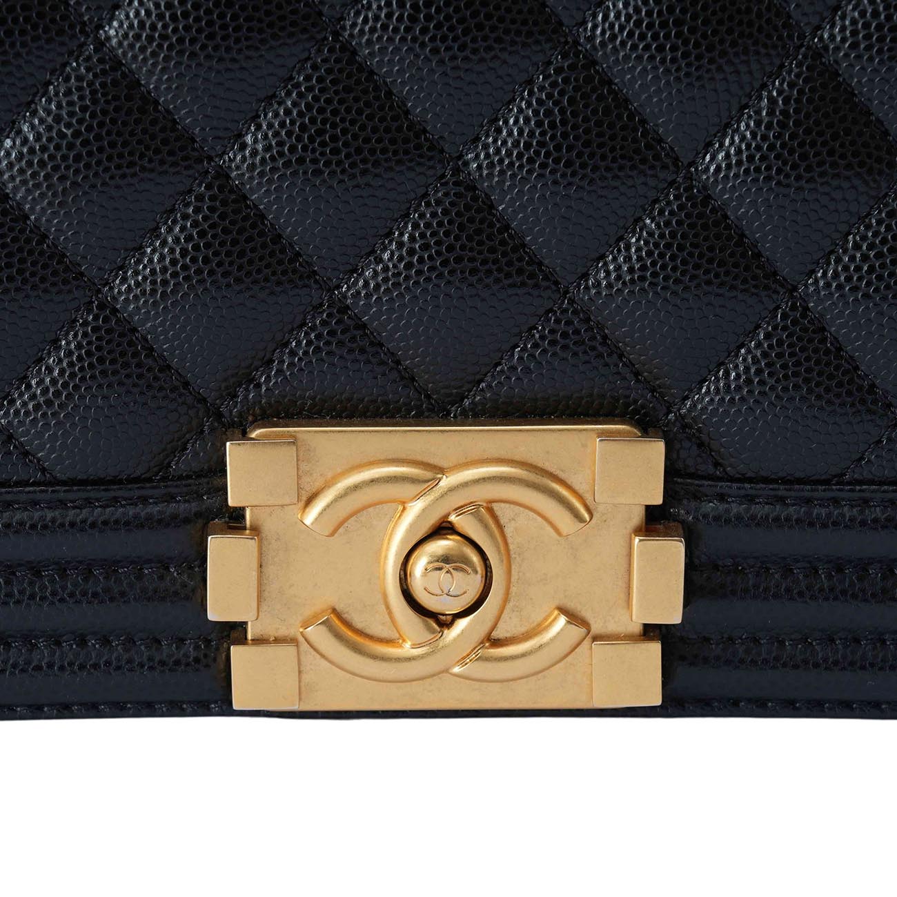 CHANEL(USED)샤넬 캐비어 보이샤넬 스몰 플랩백