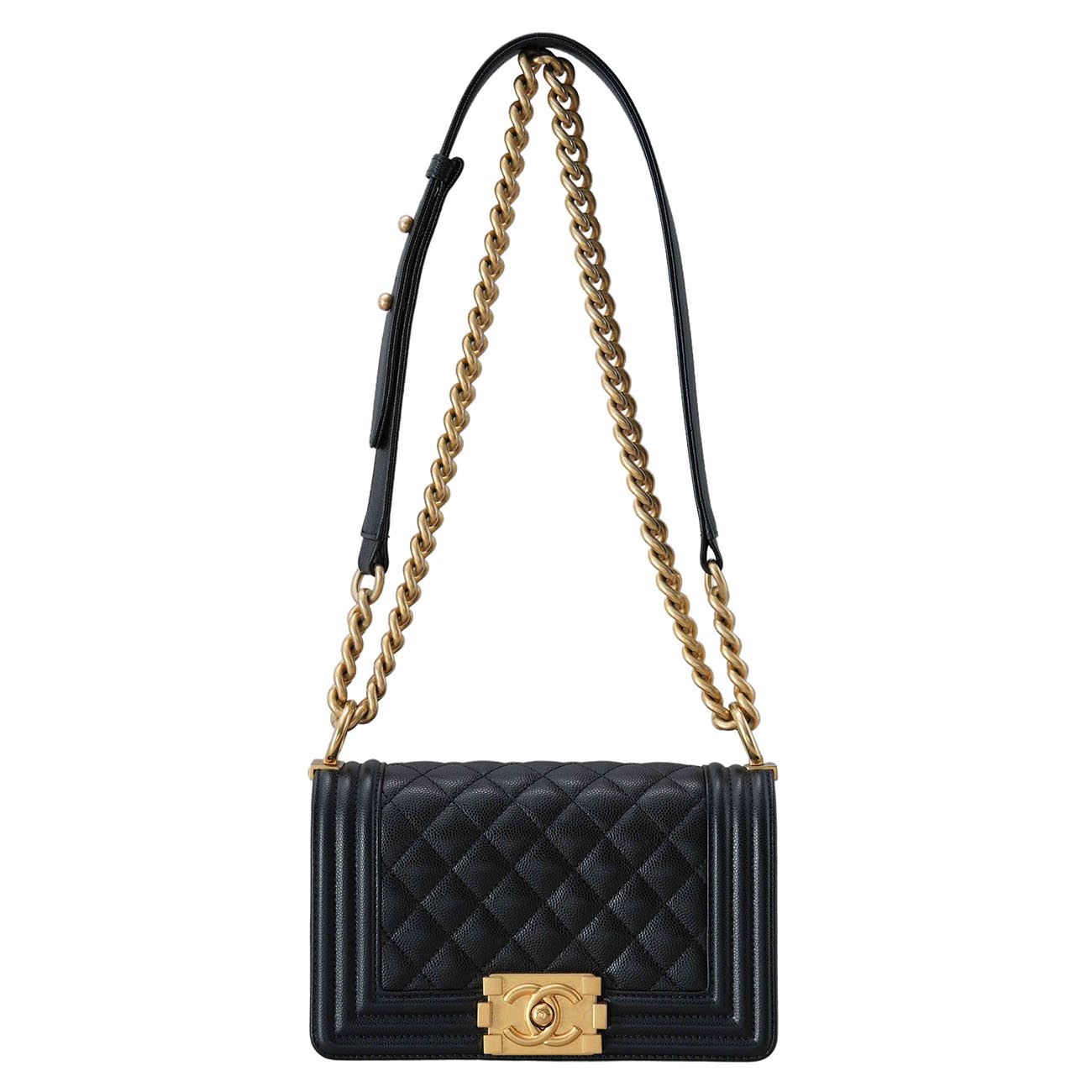 CHANEL(USED)샤넬 캐비어 보이샤넬 스몰 플랩백