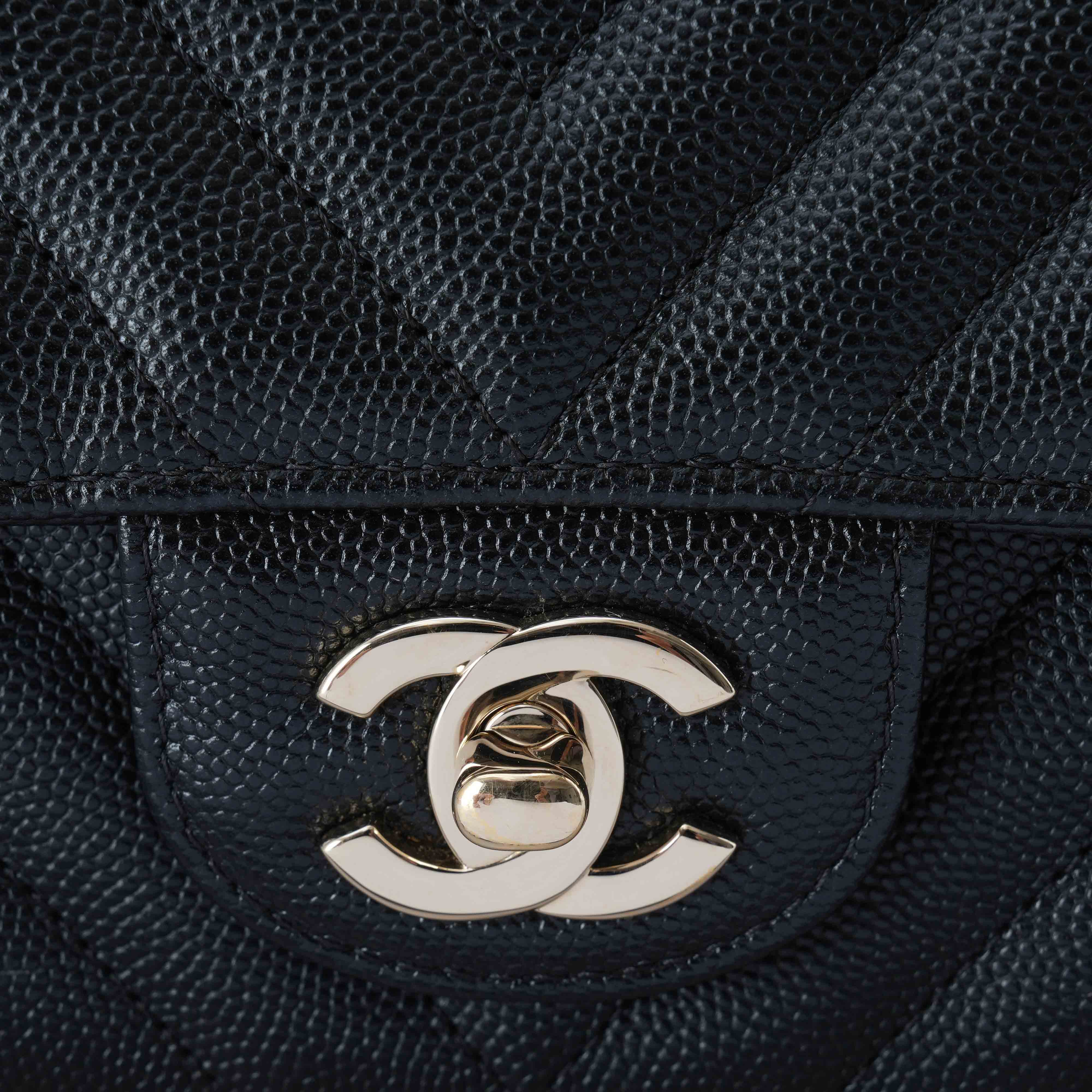 CHANEL(USED)샤넬 캐비어 쉐브론 뉴미니 플랩백