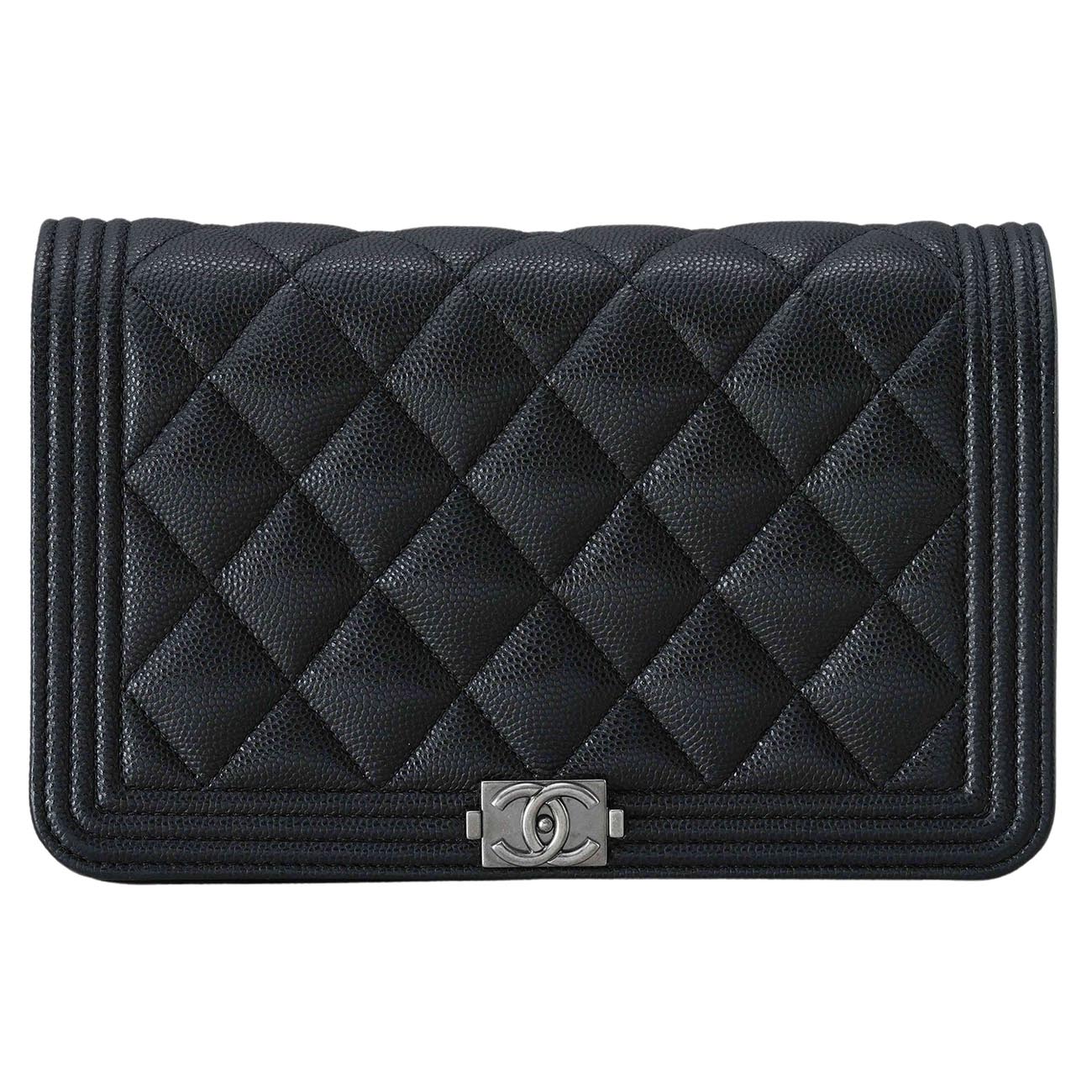 CHANEL(USED)샤넬 캐비어 보이샤넬 WOC