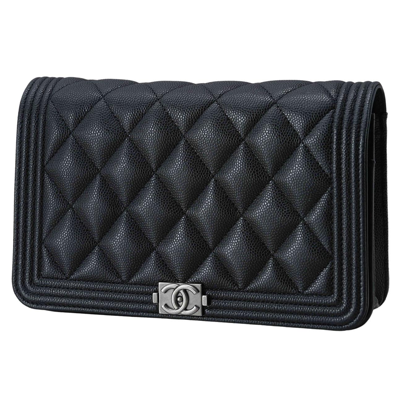 CHANEL(USED)샤넬 캐비어 보이샤넬 WOC