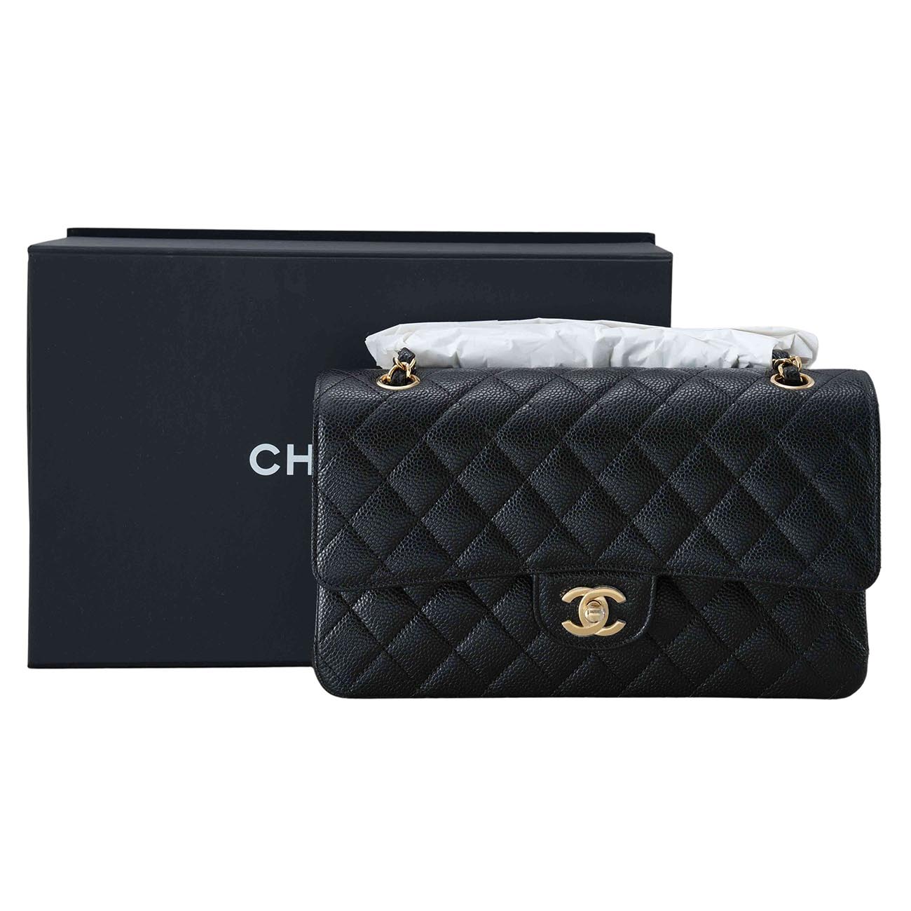 CHANEL(NEW)샤넬 클래식 캐비어 미듐 (새상품) NEW PRODUCT