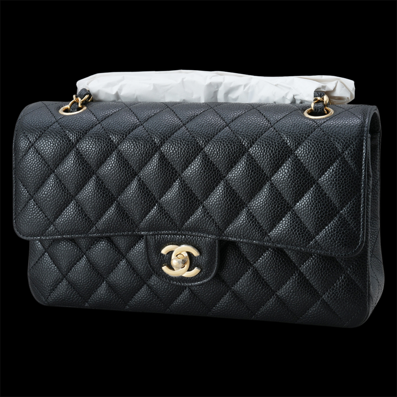 CHANEL(NEW)샤넬 클래식 캐비어 미듐 (새상품) NEW PRODUCT