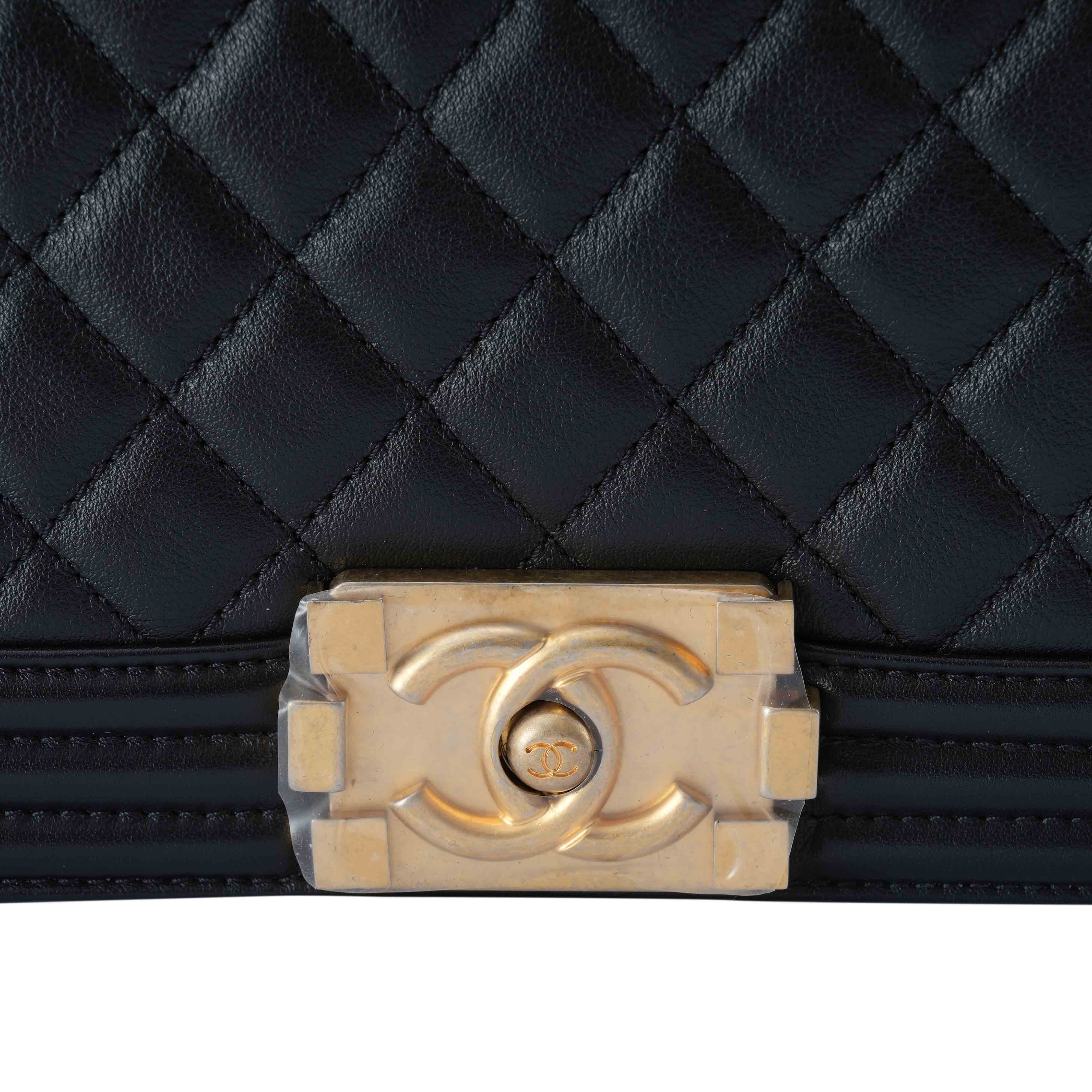 CHANEL(USED)샤넬 램스킨 보이샤넬 라지 플랩백
