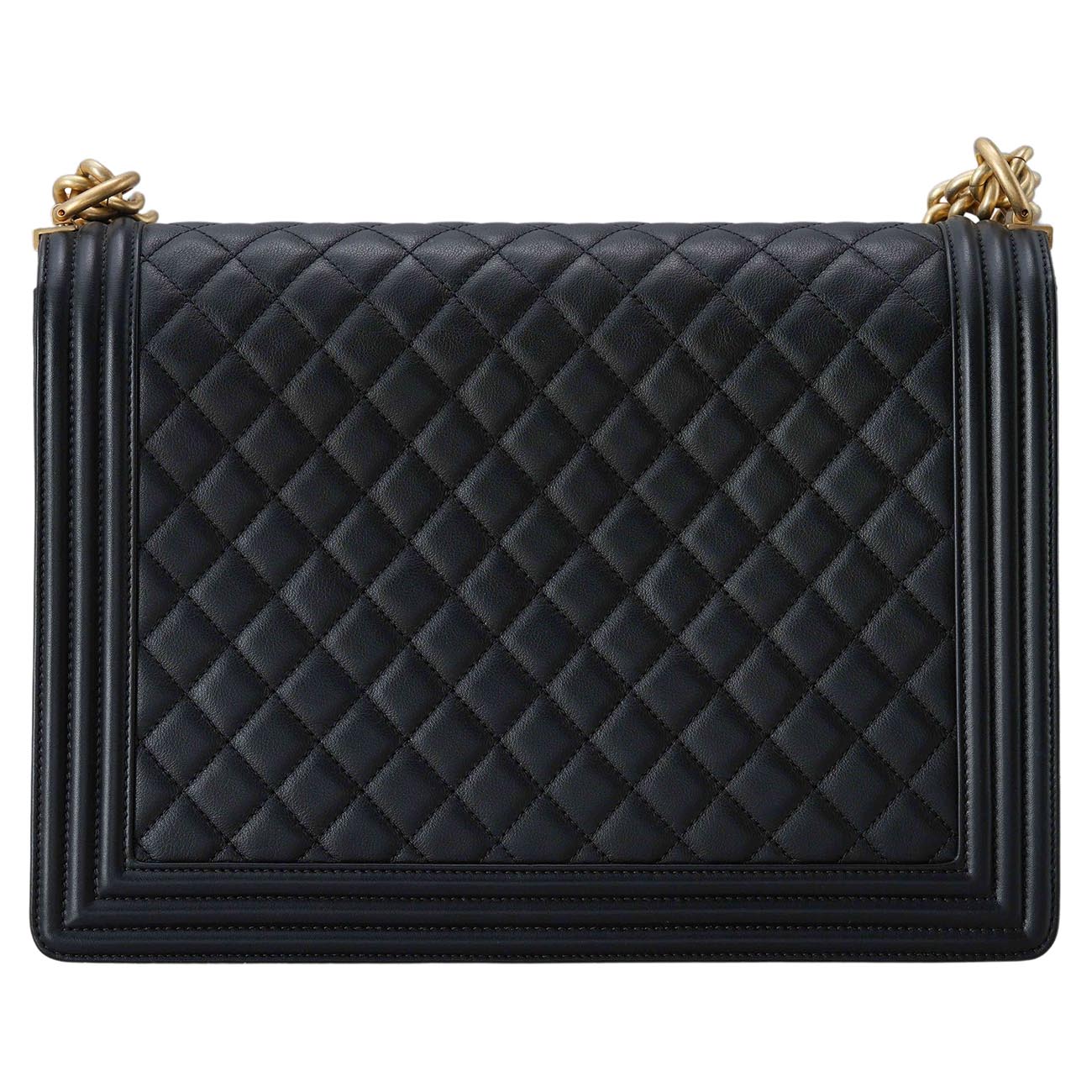 CHANEL(USED)샤넬 램스킨 보이샤넬 라지 플랩백