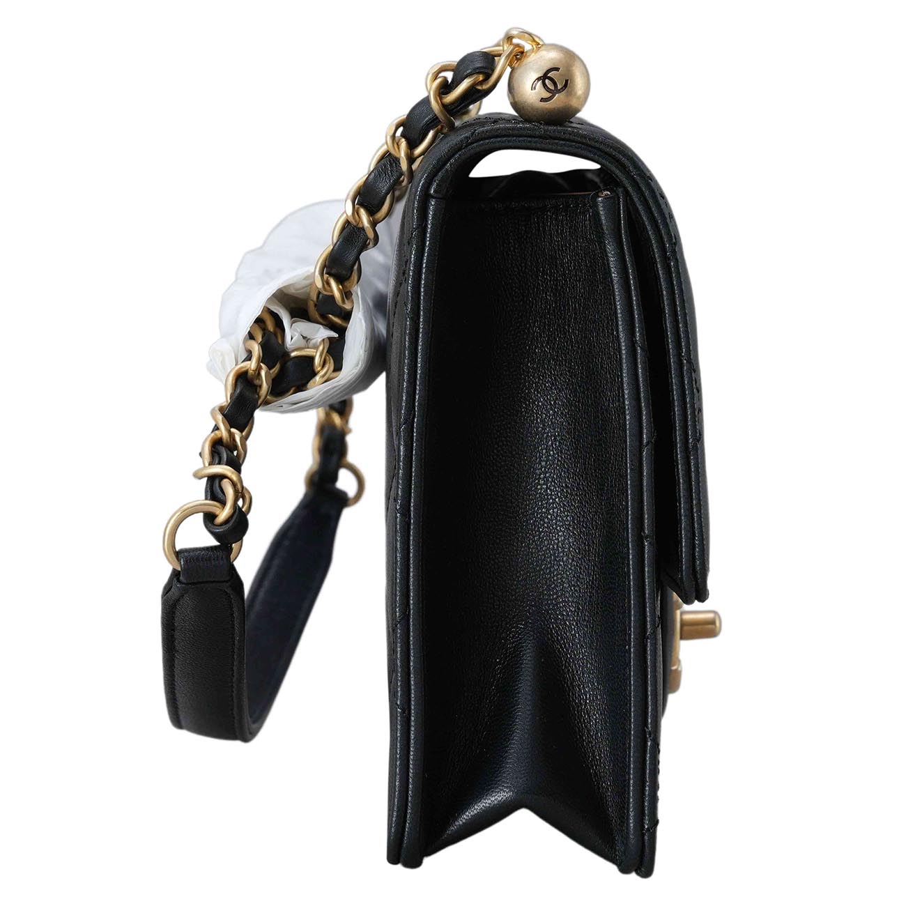 CHANEL(USED)샤넬 AS0585 시즌 진주 탑 펄 체인 플랩백