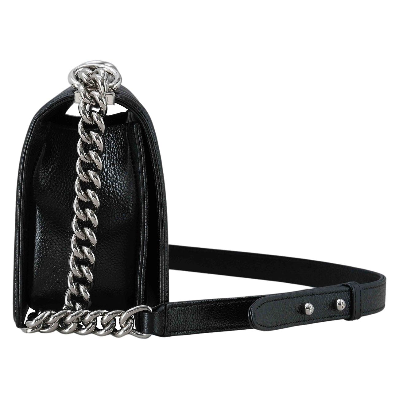 CHANEL(USED)샤넬 A67086 쉐브론 보이샤넬 미듐 플랩백