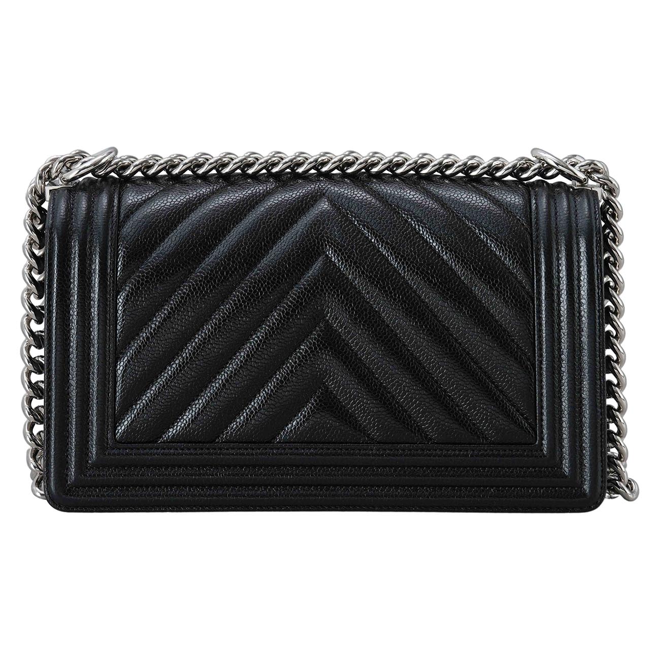 CHANEL(USED)샤넬 A67086 쉐브론 보이샤넬 미듐 플랩백
