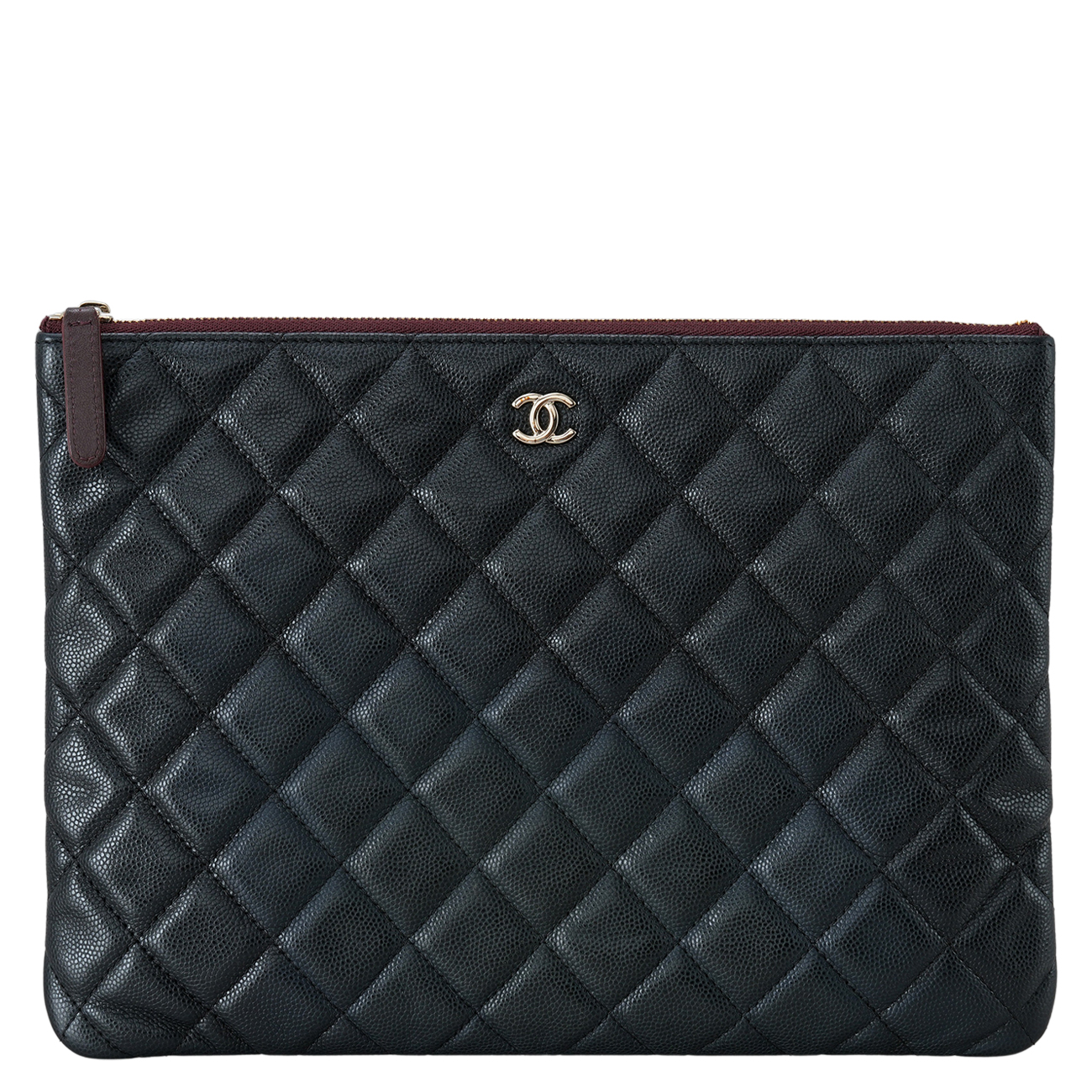 CHANEL(USED)샤넬 캐비어 클래식 클러치 뉴미듐