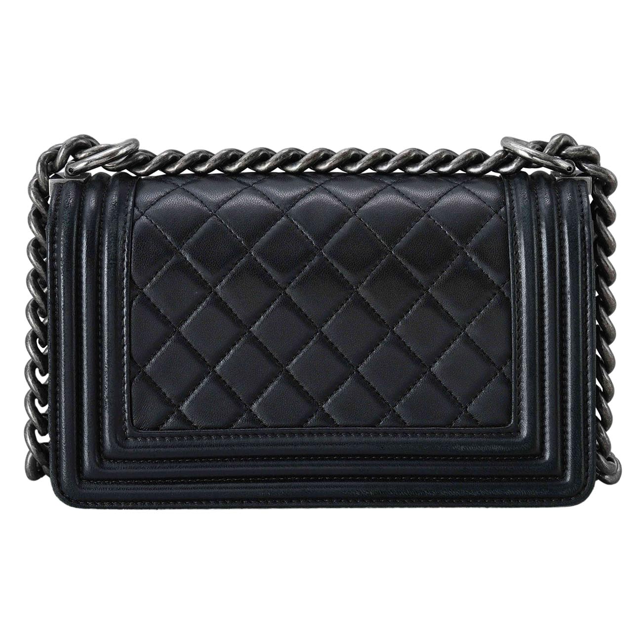CHANEL(USED)샤넬 램스킨 보이샤넬 스몰 플랩백