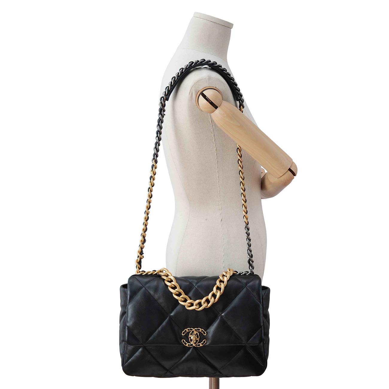 CHANEL(USED)샤넬 AS1161 19백 라지
