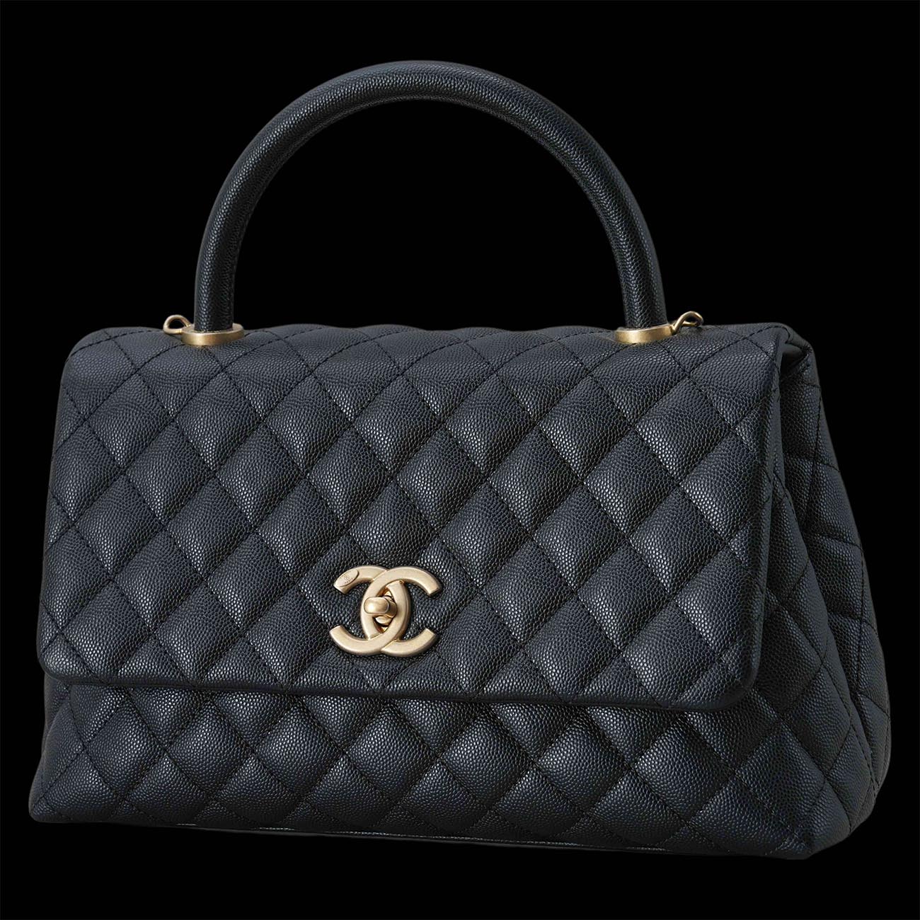 CHANEL(USED)샤넬 A92991 캐비어 코코핸들 미듐