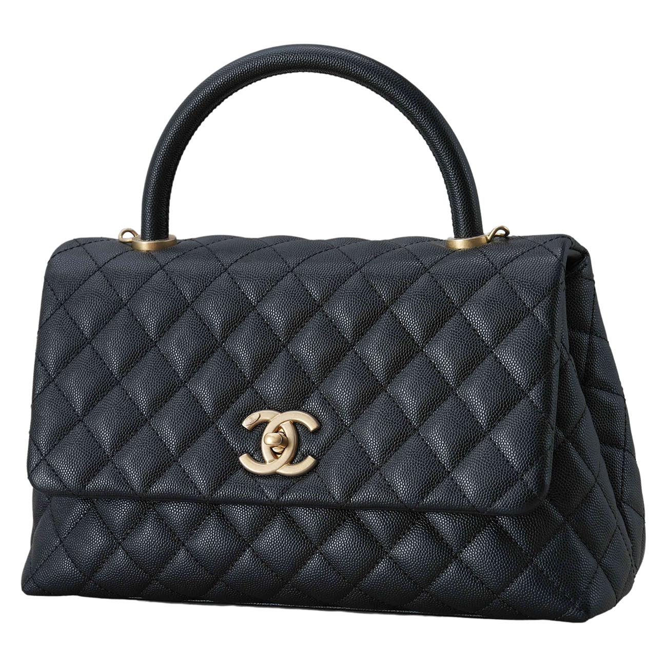 CHANEL(USED)샤넬 A92991 캐비어 코코핸들 미듐