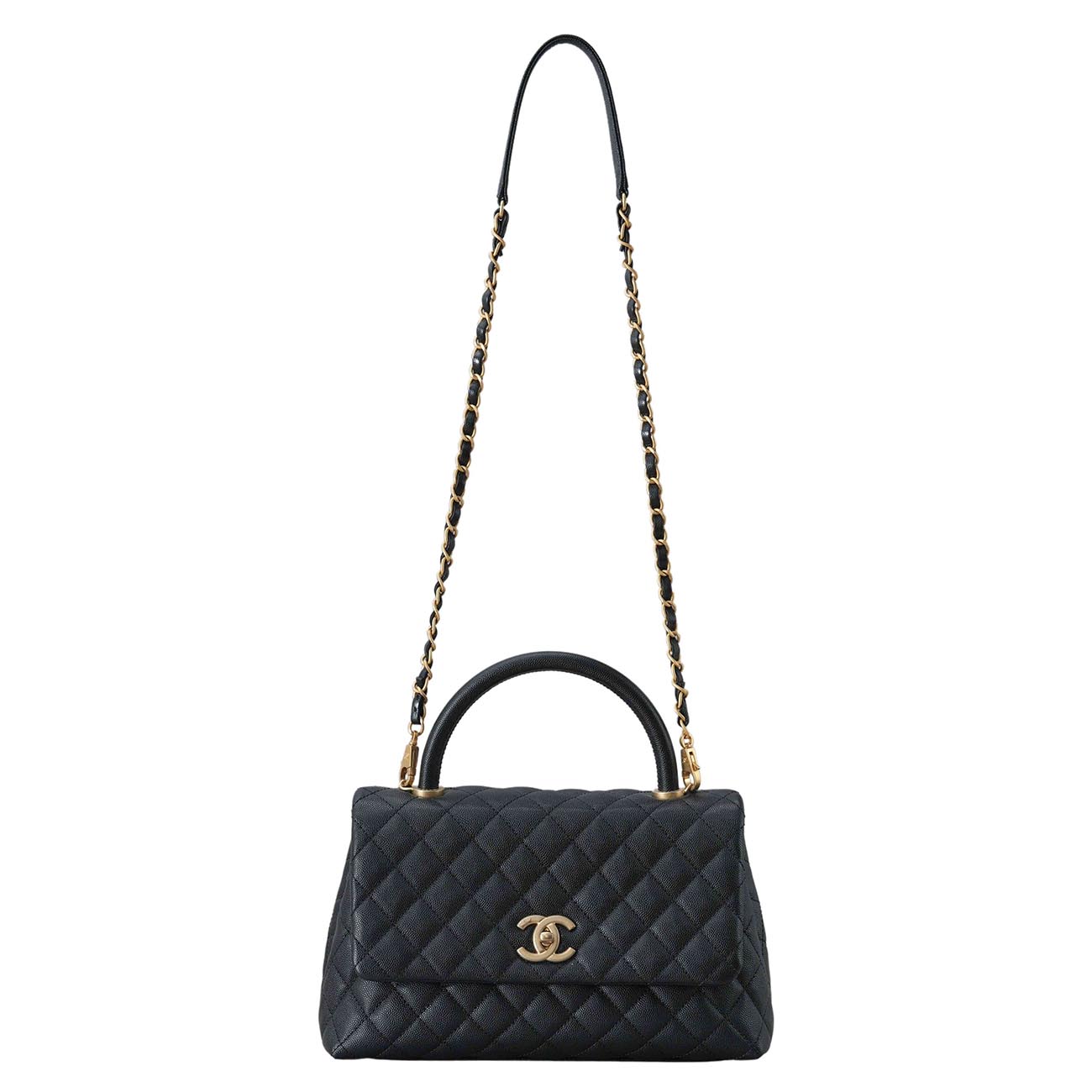 CHANEL(USED)샤넬 A92991 캐비어 코코핸들 미듐