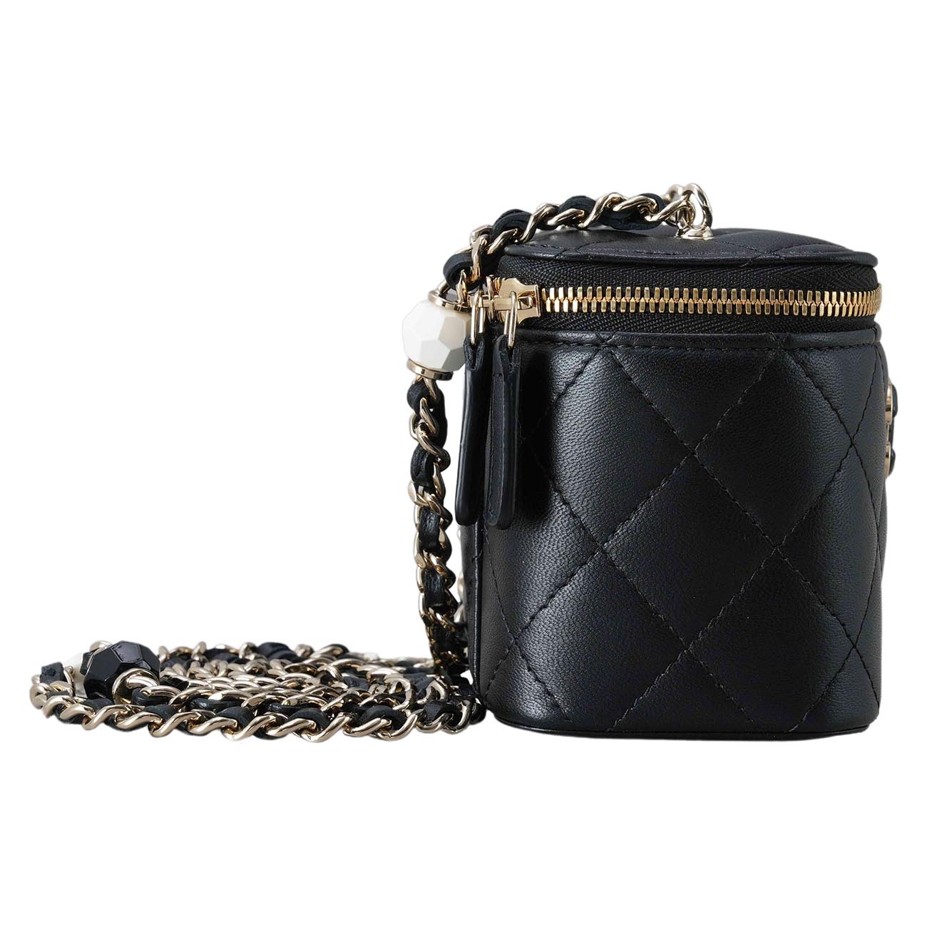CHANEL(USED)샤넬 램스킨 시즌 베니티 체인백