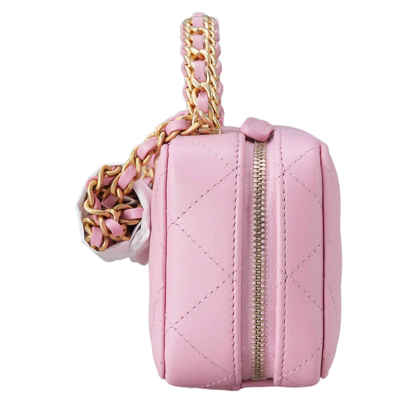 CHANEL(USED)샤넬 AP3011 램스킨 코스메틱 체인 크로스백