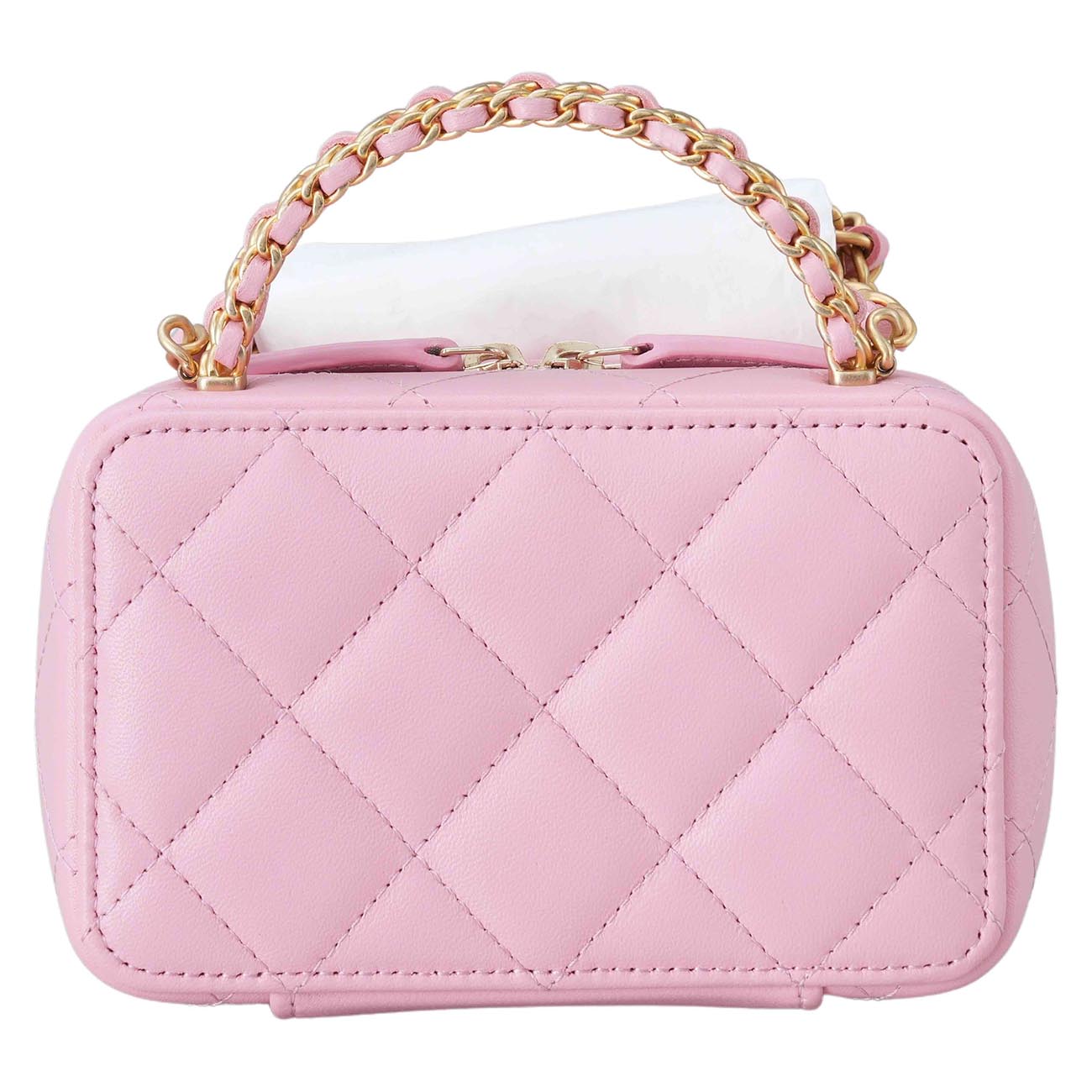 CHANEL(USED)샤넬 AP3011 램스킨 코스메틱 체인 크로스백