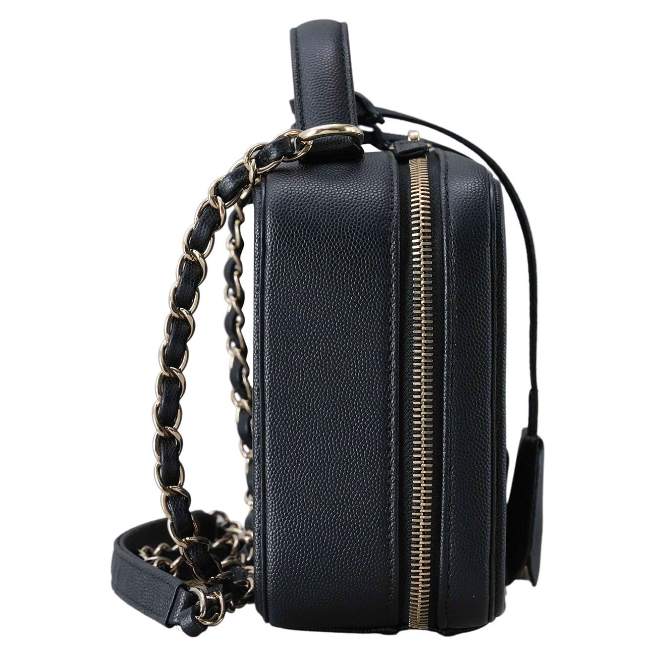 CHANEL(USED)샤넬 캐비어 코스매틱 토트 겸 숄더백