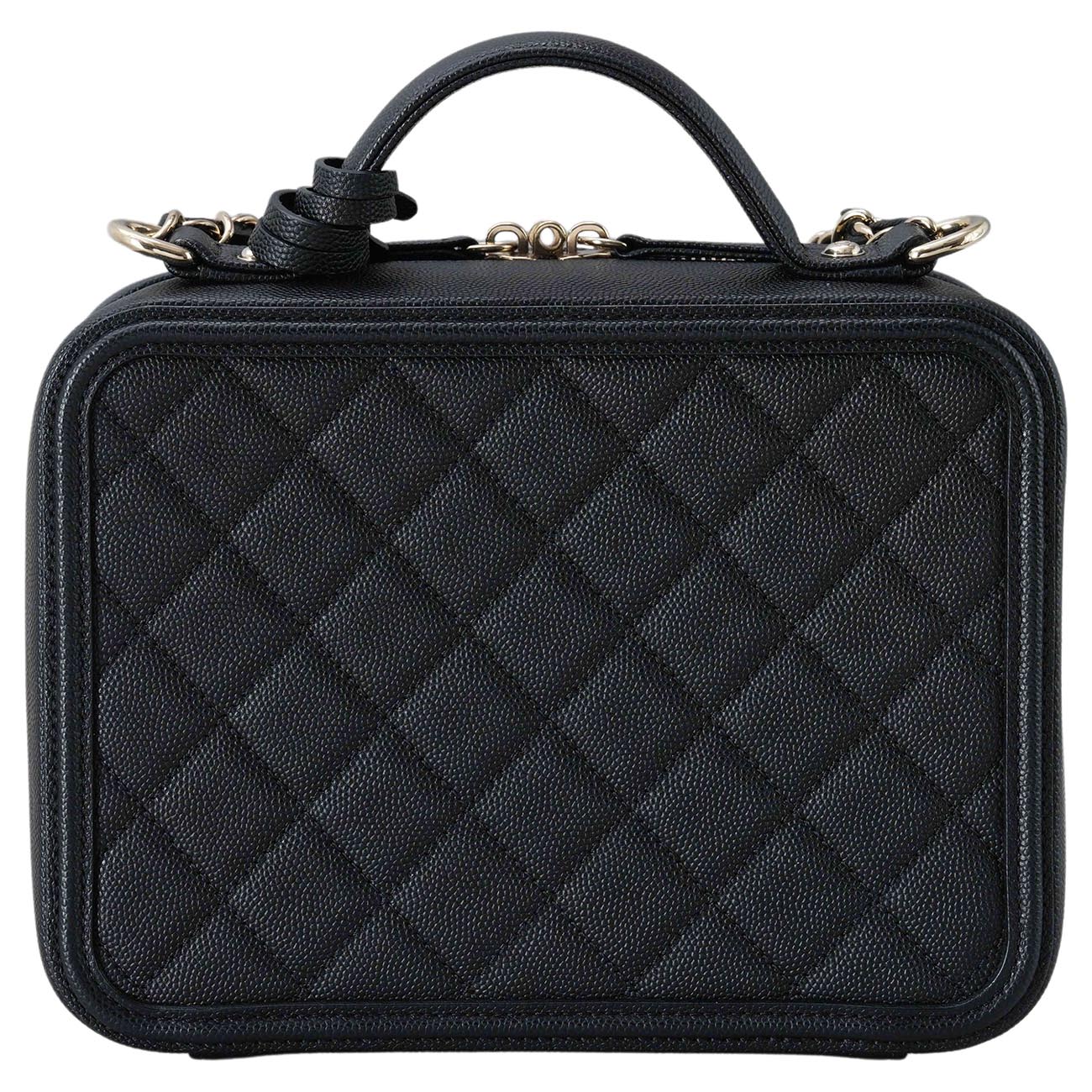 CHANEL(USED)샤넬 캐비어 코스매틱 토트 겸 숄더백