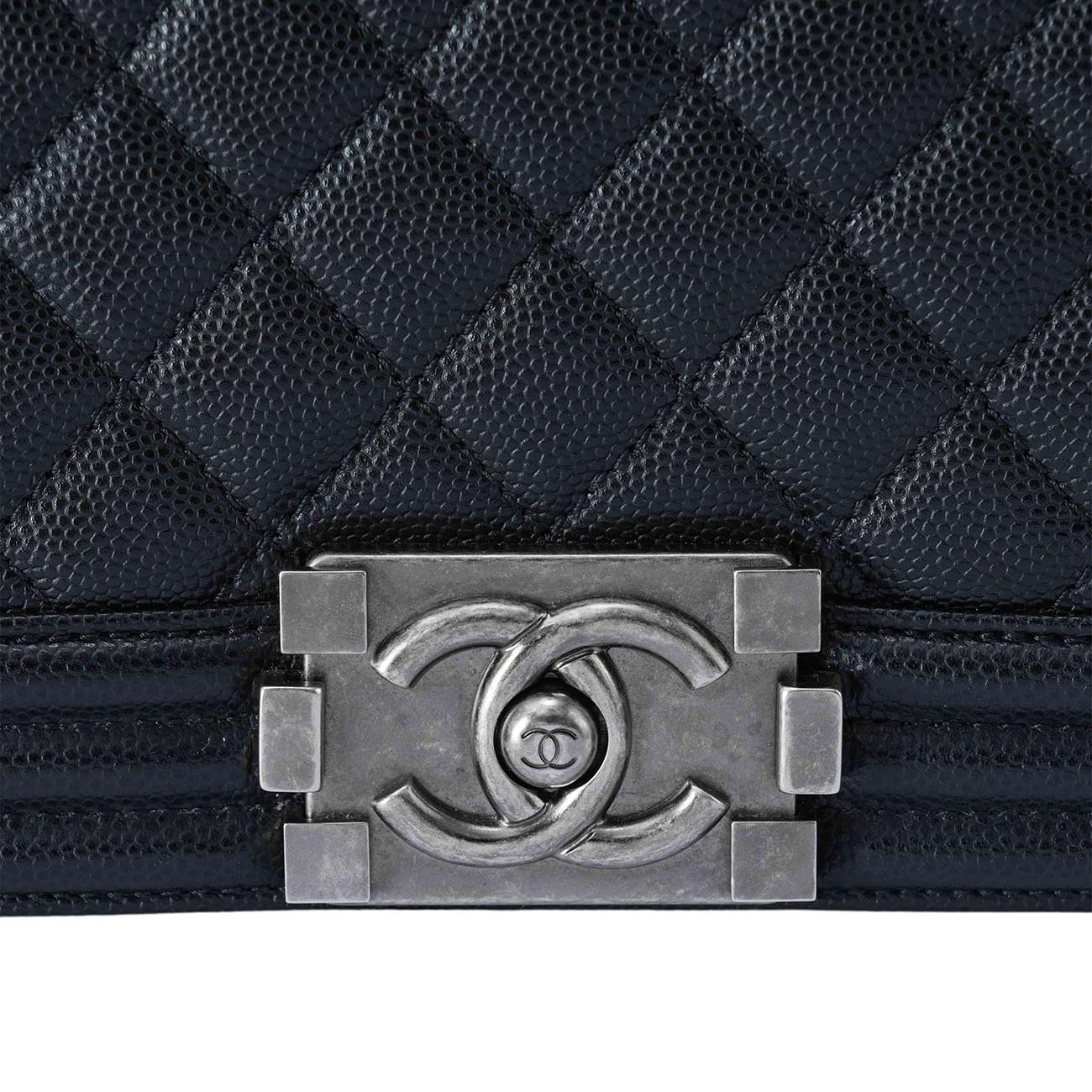 CHANEL(USED)샤넬 보이샤넬 캐비어 미듐 블랙