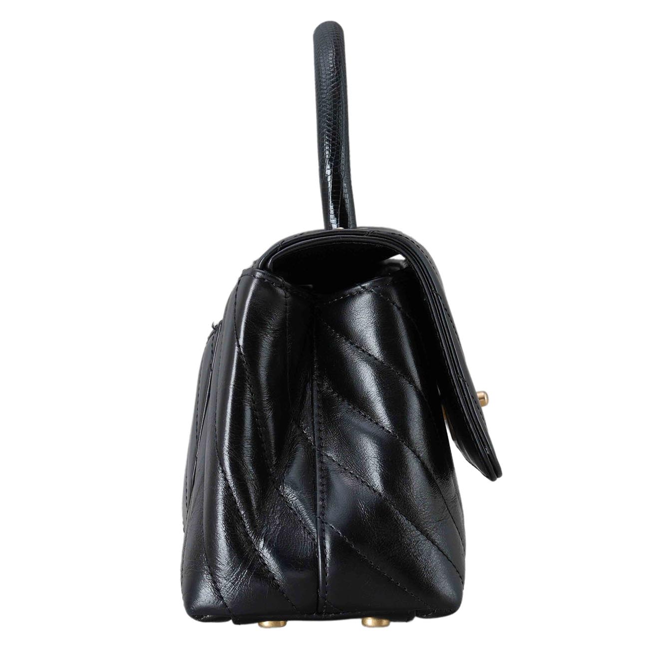 CHANEL(USED)샤넬 쉐브론 코코핸들 스몰