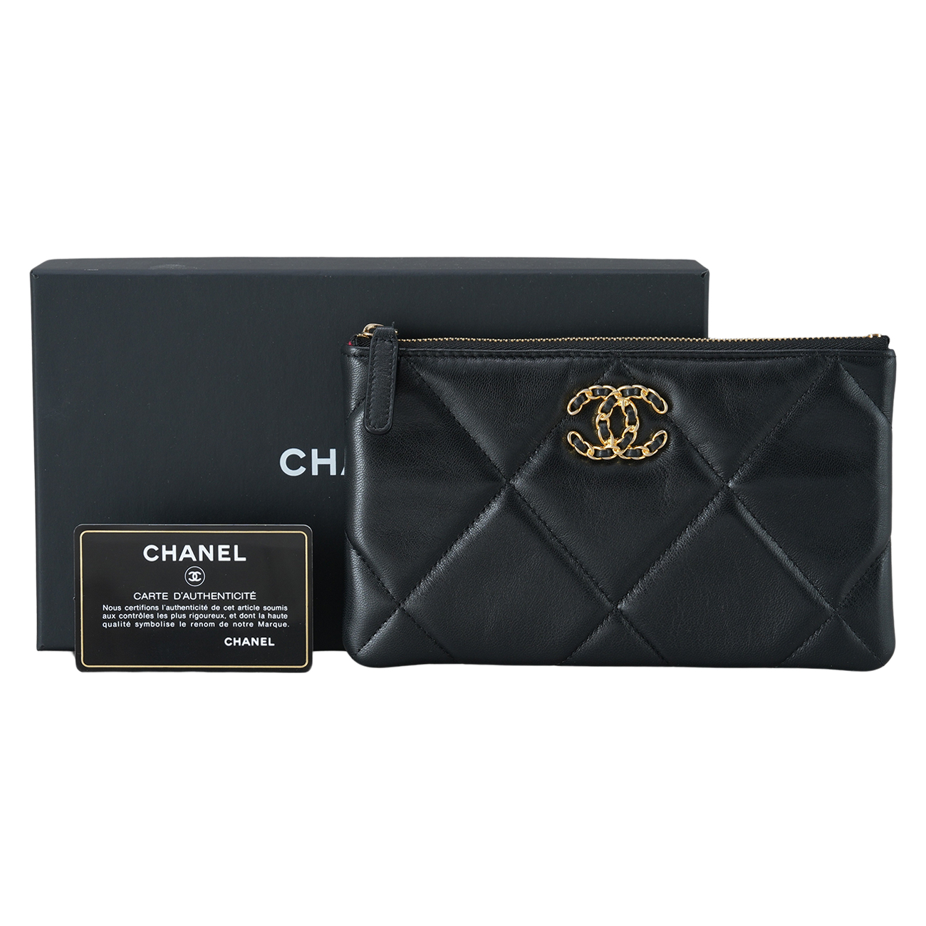 CHANEL(USED)샤넬 19 파우치