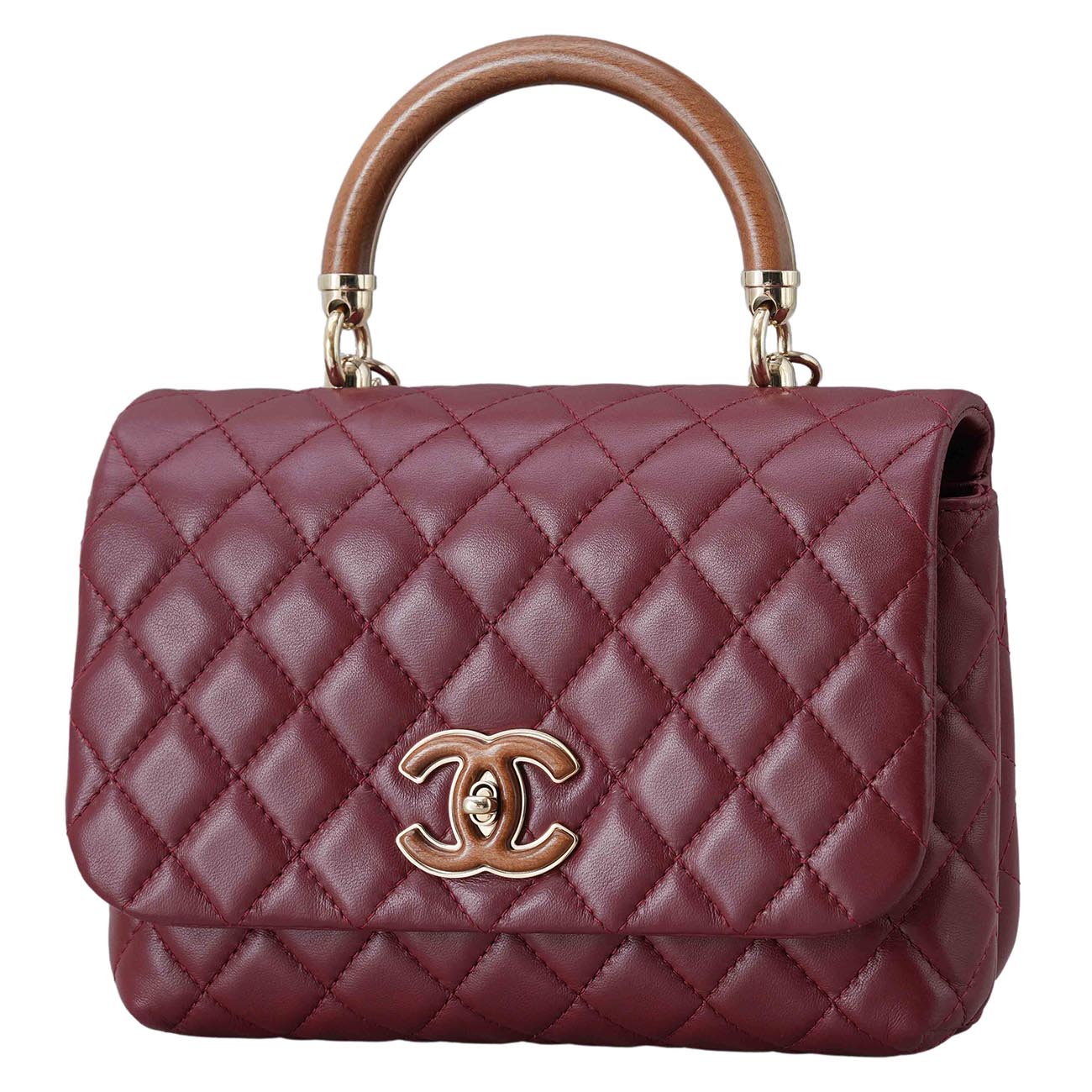 CHANEL(USED)샤넬 시즌 탑핸들 플랩백